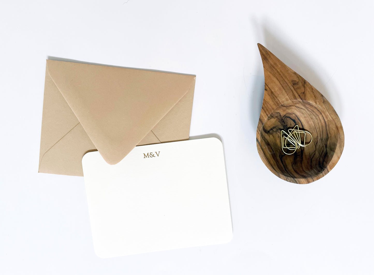 Customized Text Flat Notecards