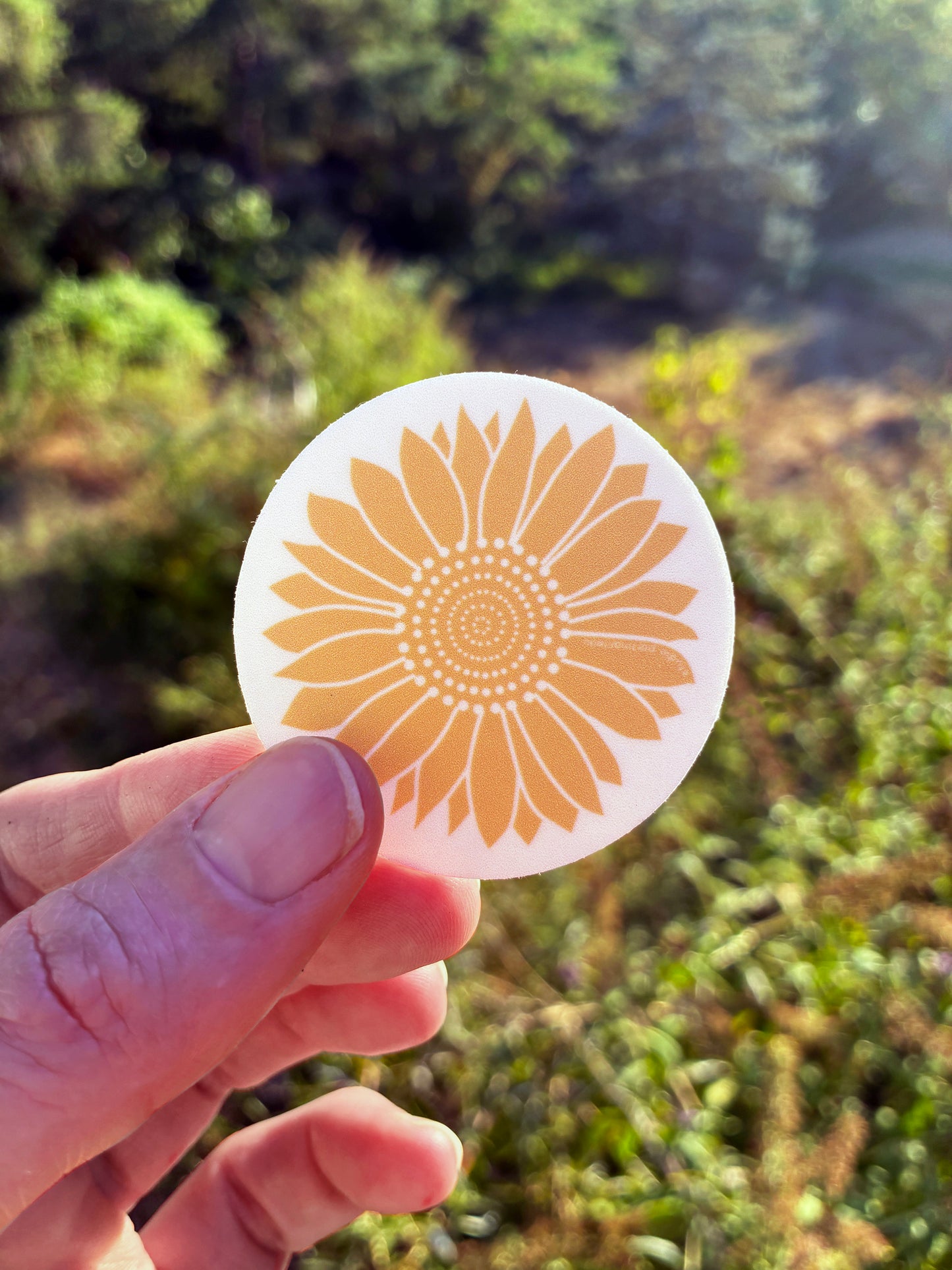 Sunflower Vinyl Sticker
