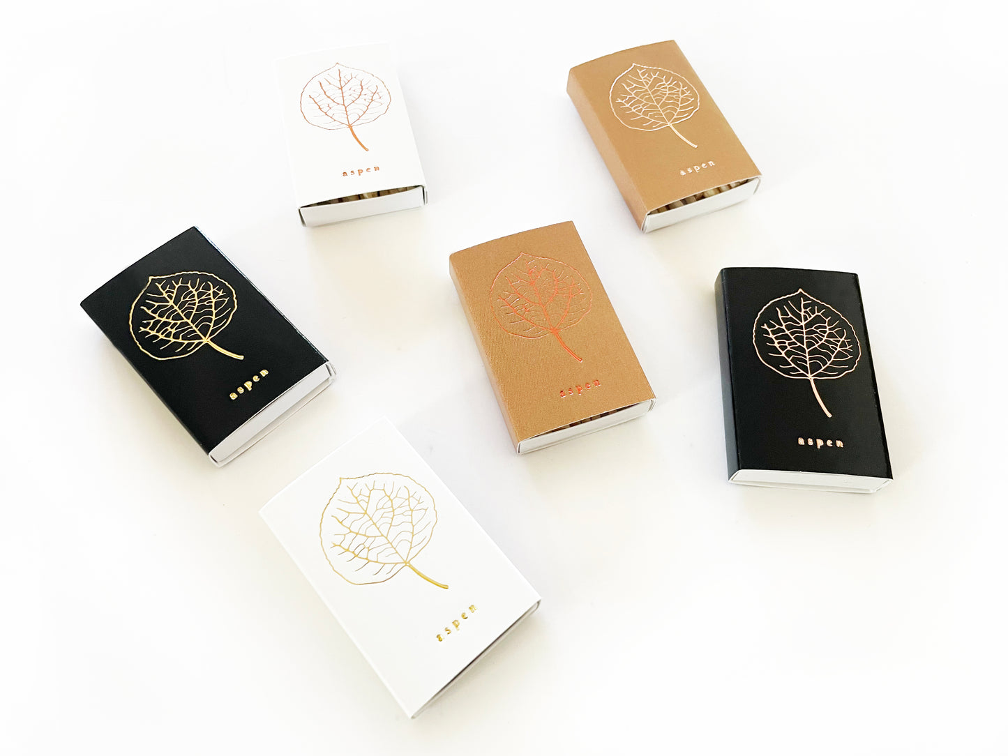 Aspen Leaf Matchbox