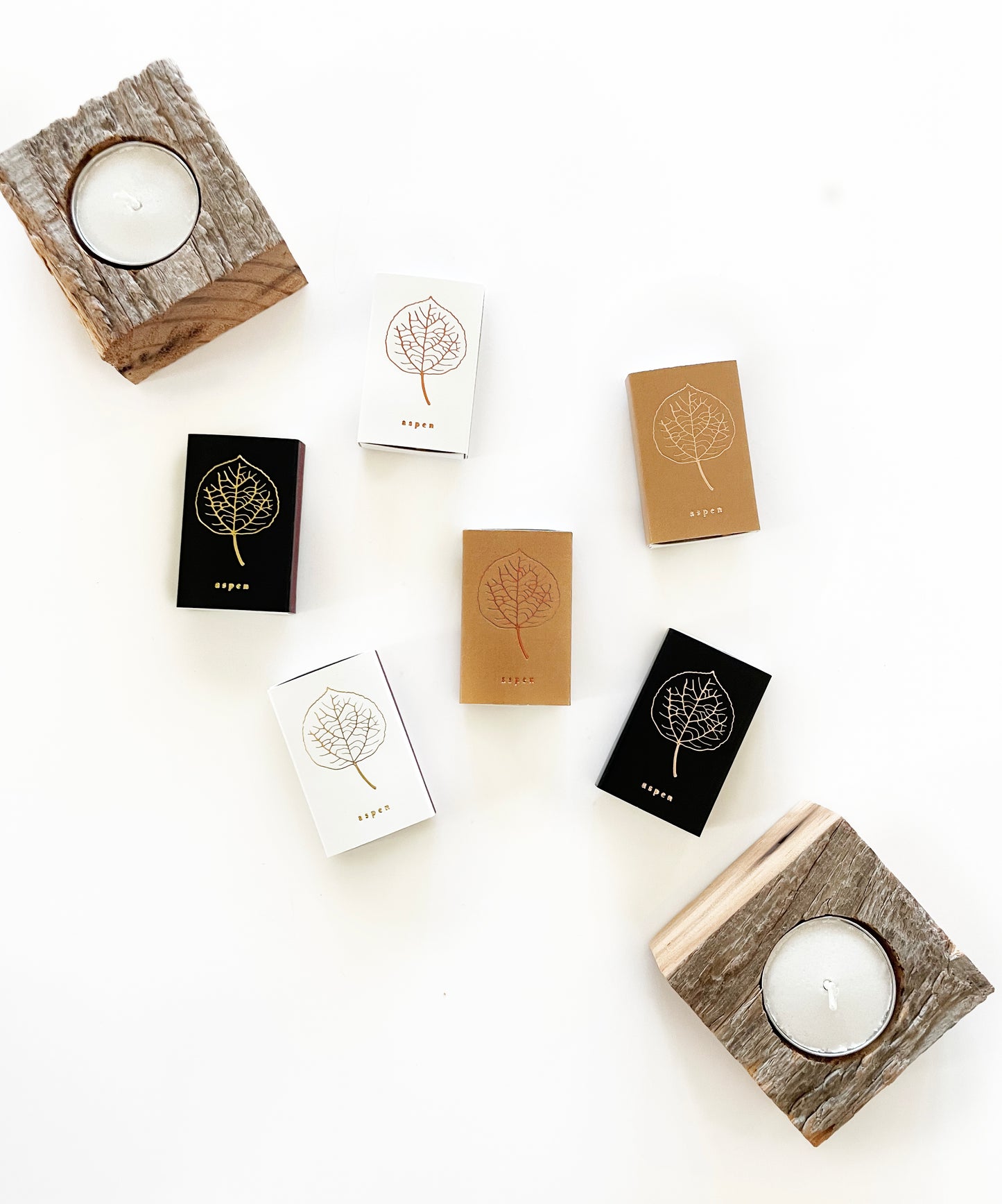 Aspen Leaf Matchbox