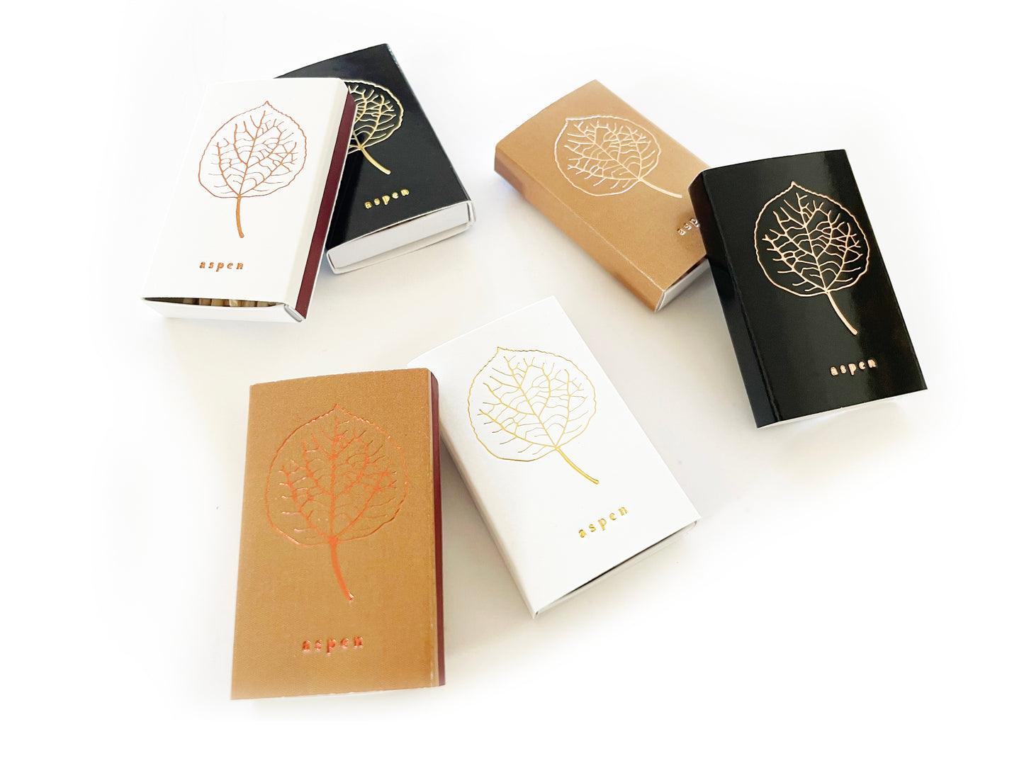 Aspen Leaf Matchbox