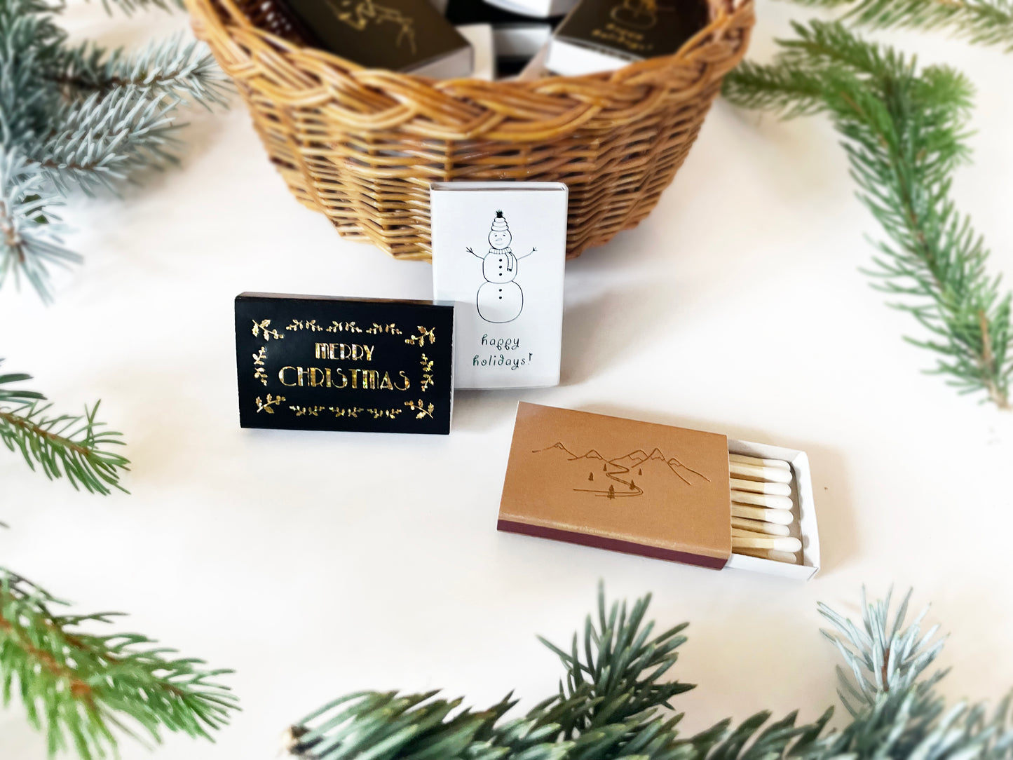 Merry Christmas Matchbox - Studio Portmanteau