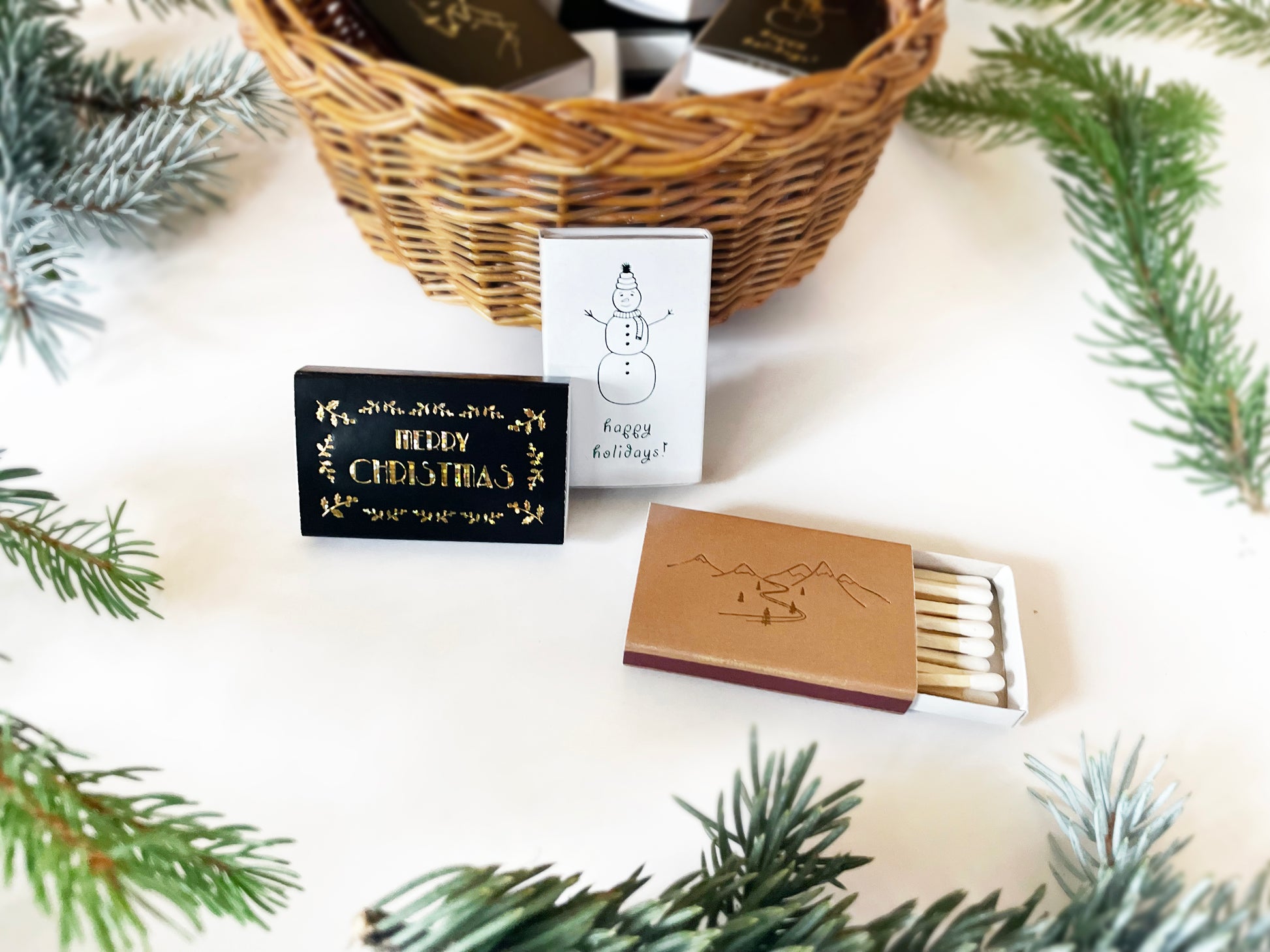 Merry Christmas Matchbox - Studio Portmanteau