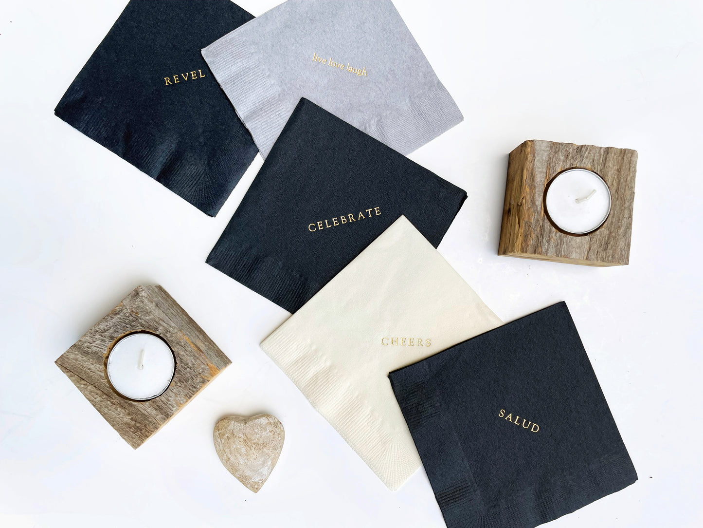 Custom Text Cocktail Napkins