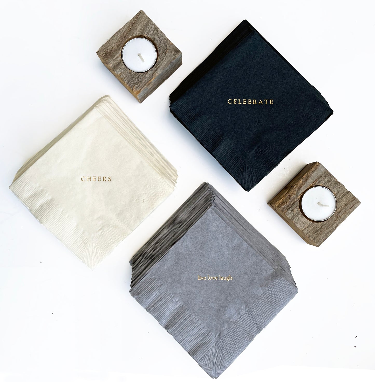Custom Text Cocktail Napkins