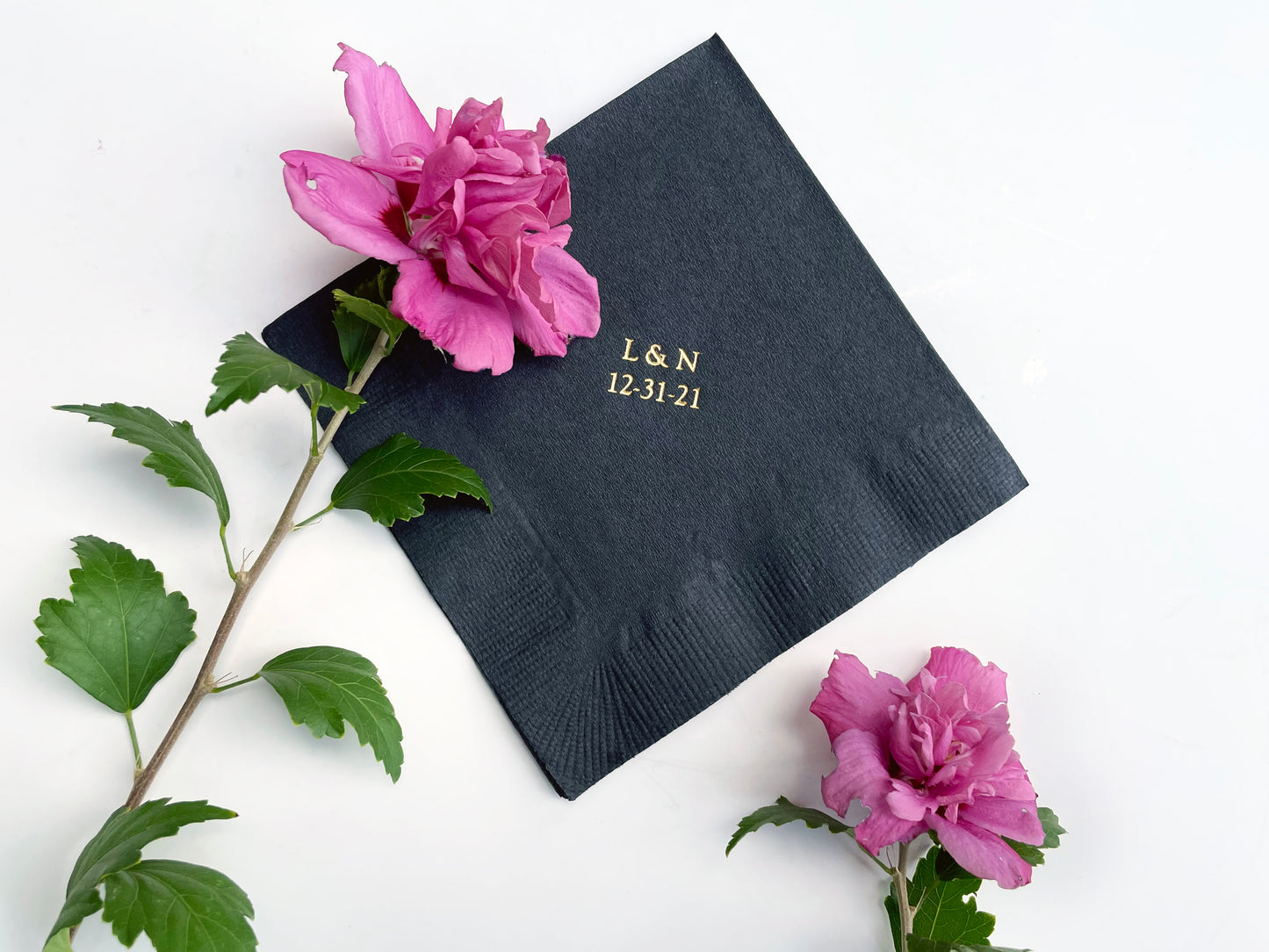 Custom Text Cocktail Napkins