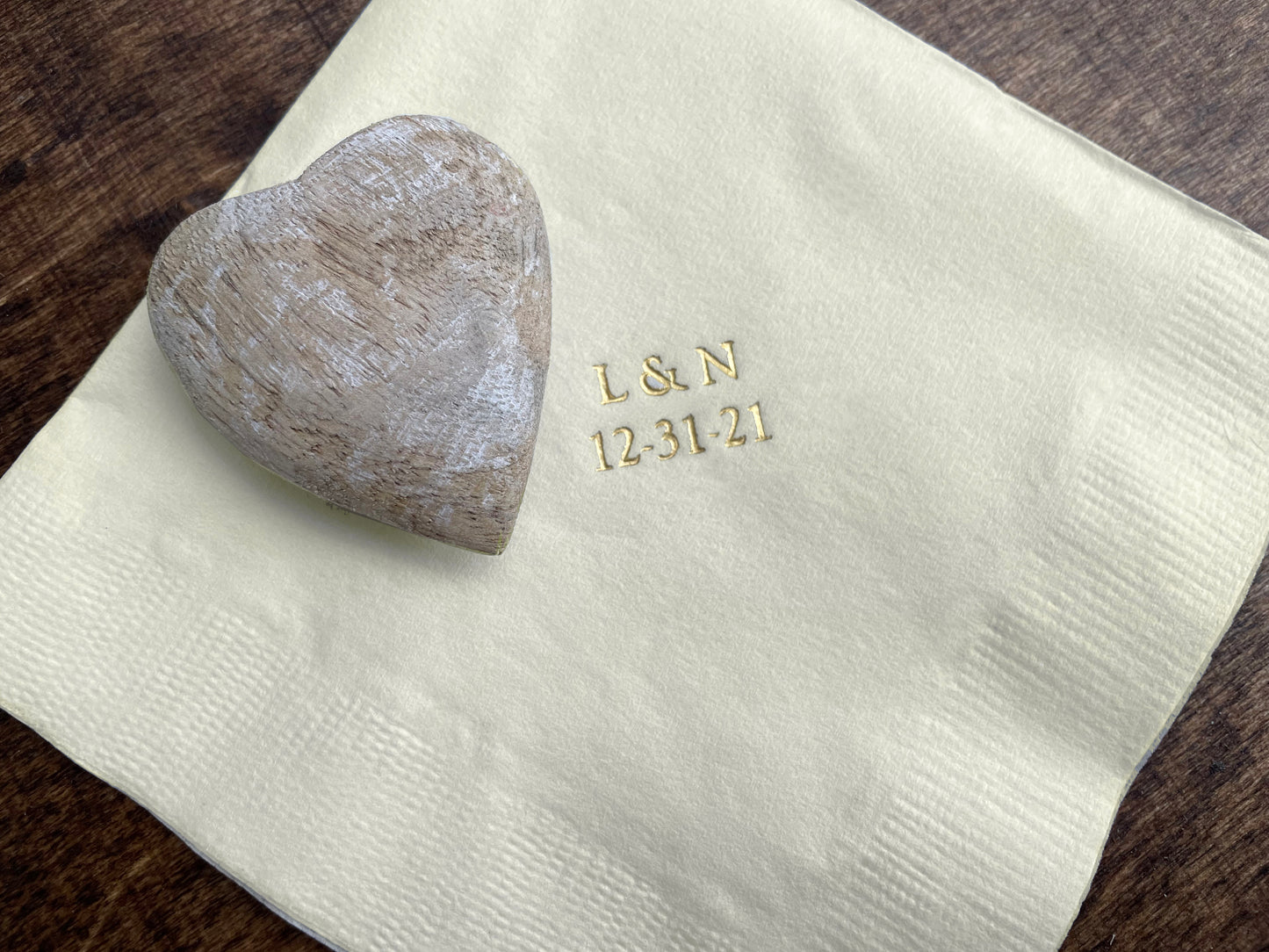 Custom Text Cocktail Napkins