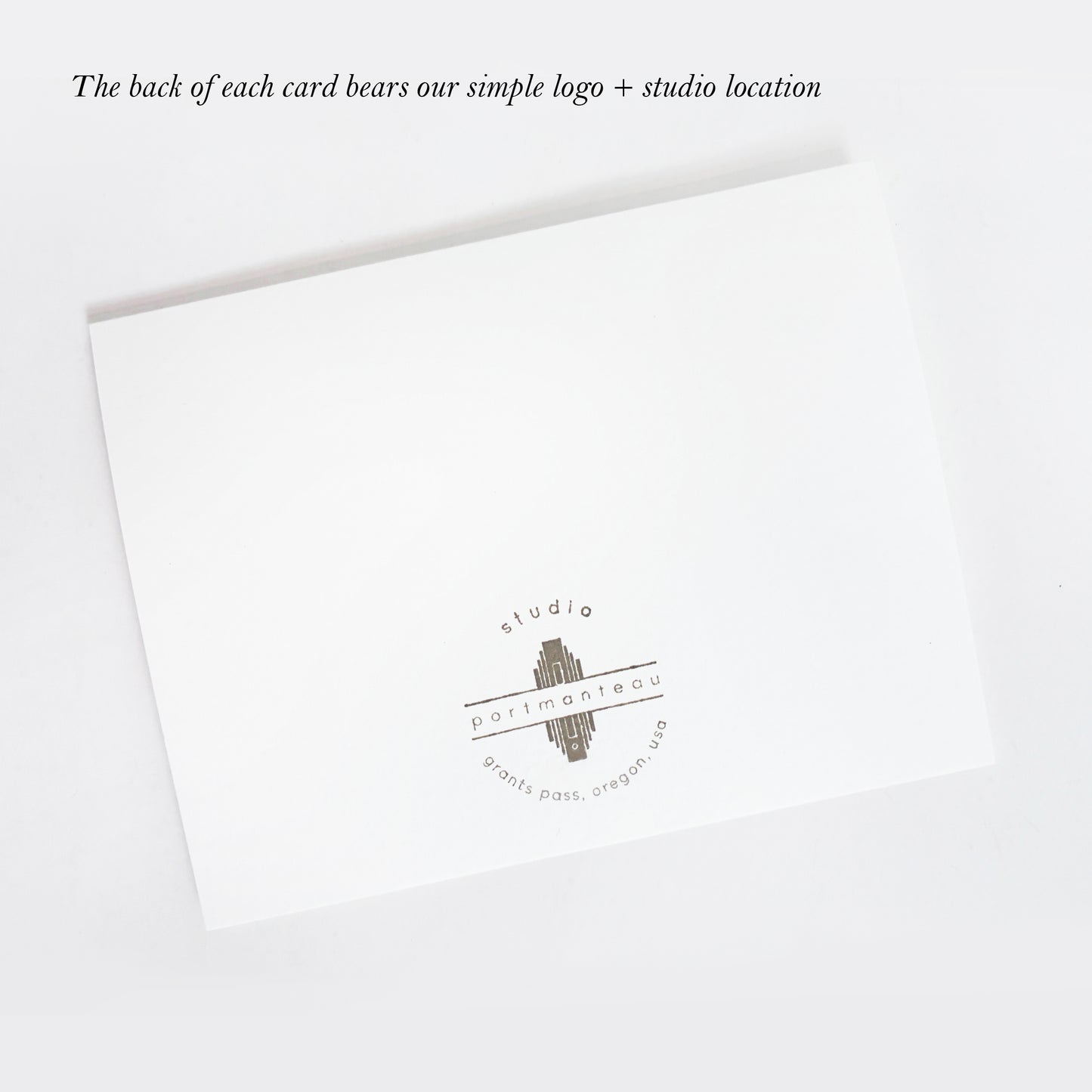 Greetings from Grants Pass, Oregon Letterpress Flat Greeting Card | Postcard Souvenir