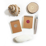 Foil Embossed Tiny Treasures Pocket-Size Top Spiral Notebook - Studio Portmanteau