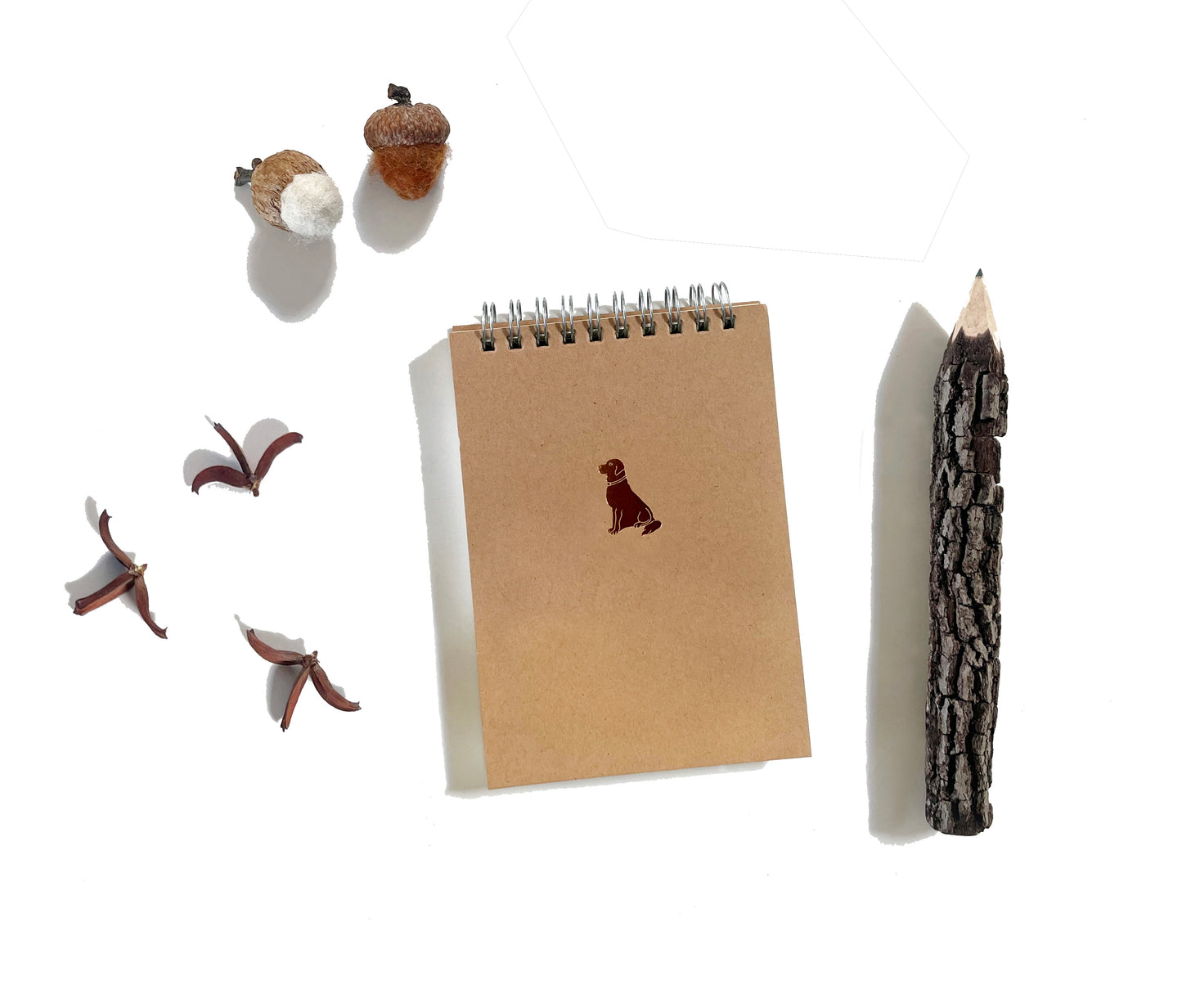 Foil Embossed Tiny Treasures Small Top Spiral Notebook - Studio Portmanteau