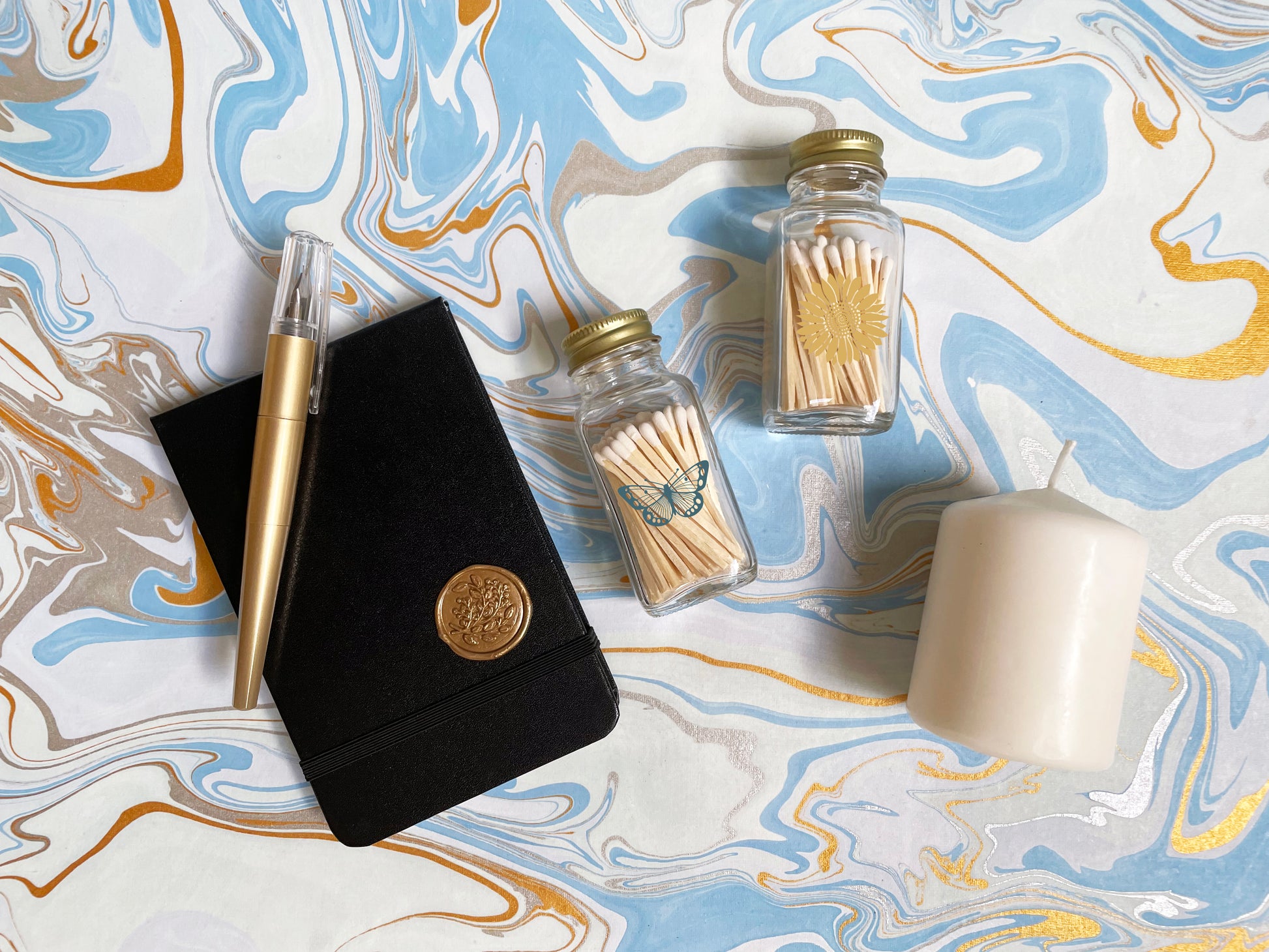 Butterfly Menagerie Jar Matches - Studio Portmanteau