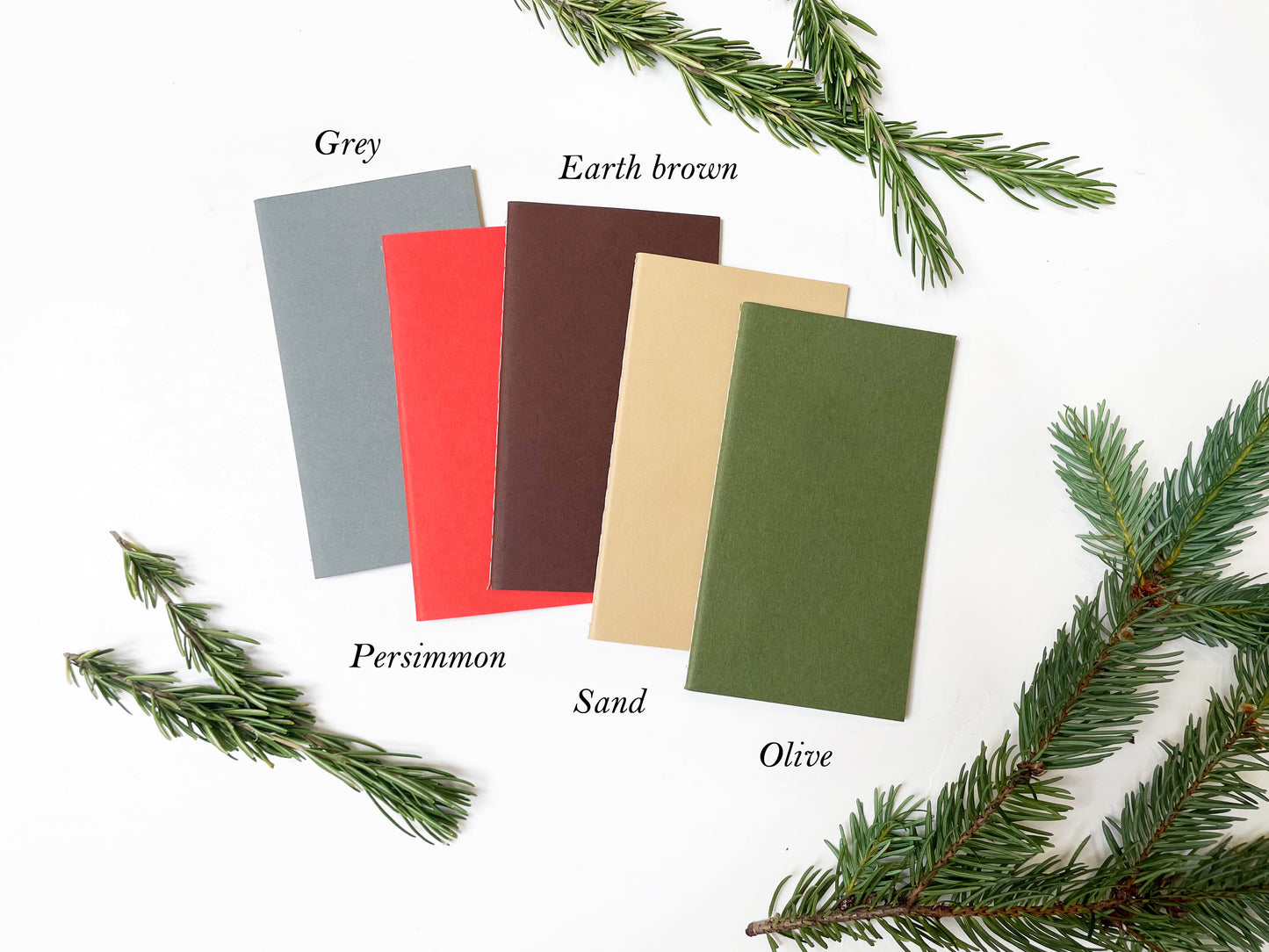Custom Text Blind Debossed Mini Saddle Stitch Notebook