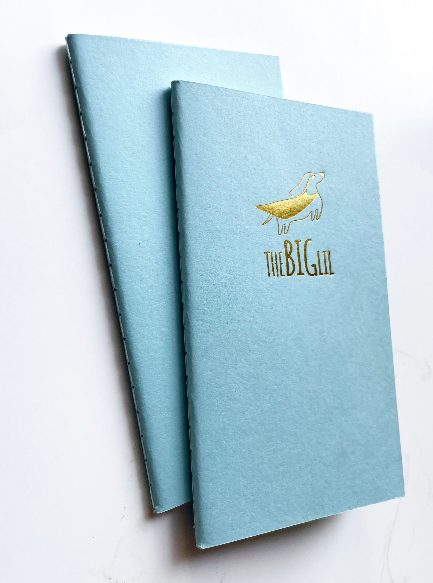 Custom Logo Foil Embossed Mini Saddle Stitch Notebooks