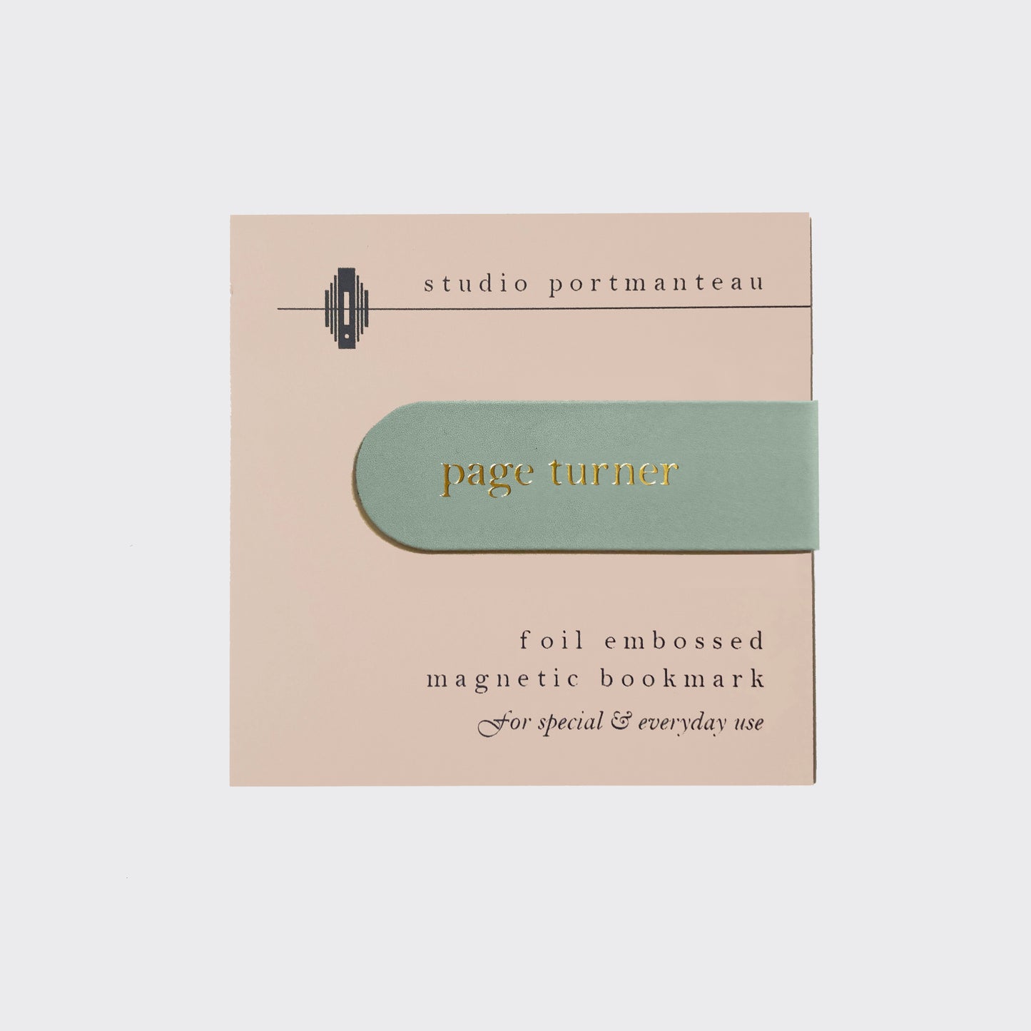 Book Lover Magnetic Bookmark Set - Foil Embossed