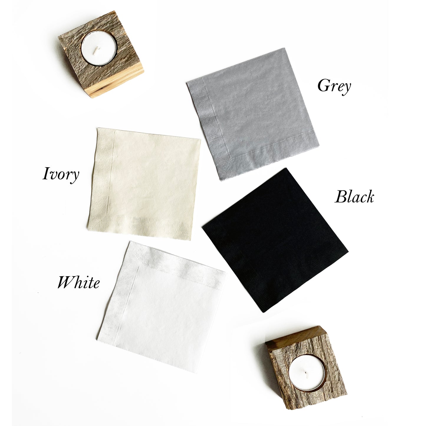 Custom Text Cocktail Napkins
