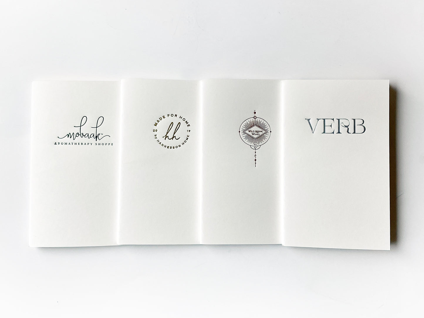 Custom Logo Foil Embossed Mini Saddle Stitch Notebooks