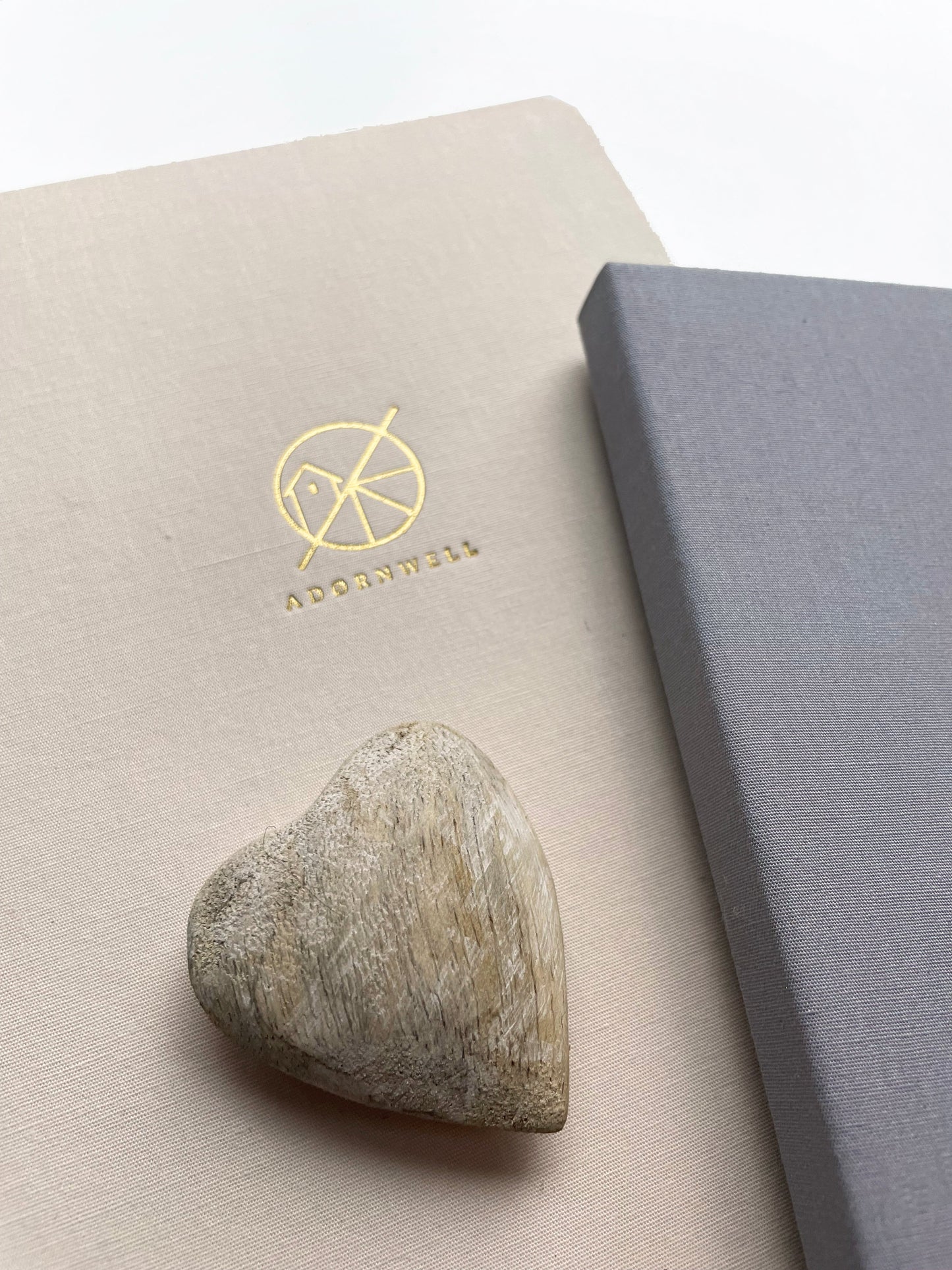 Custom Logo Foil Embossed Linen Notebook - Studio Portmanteau