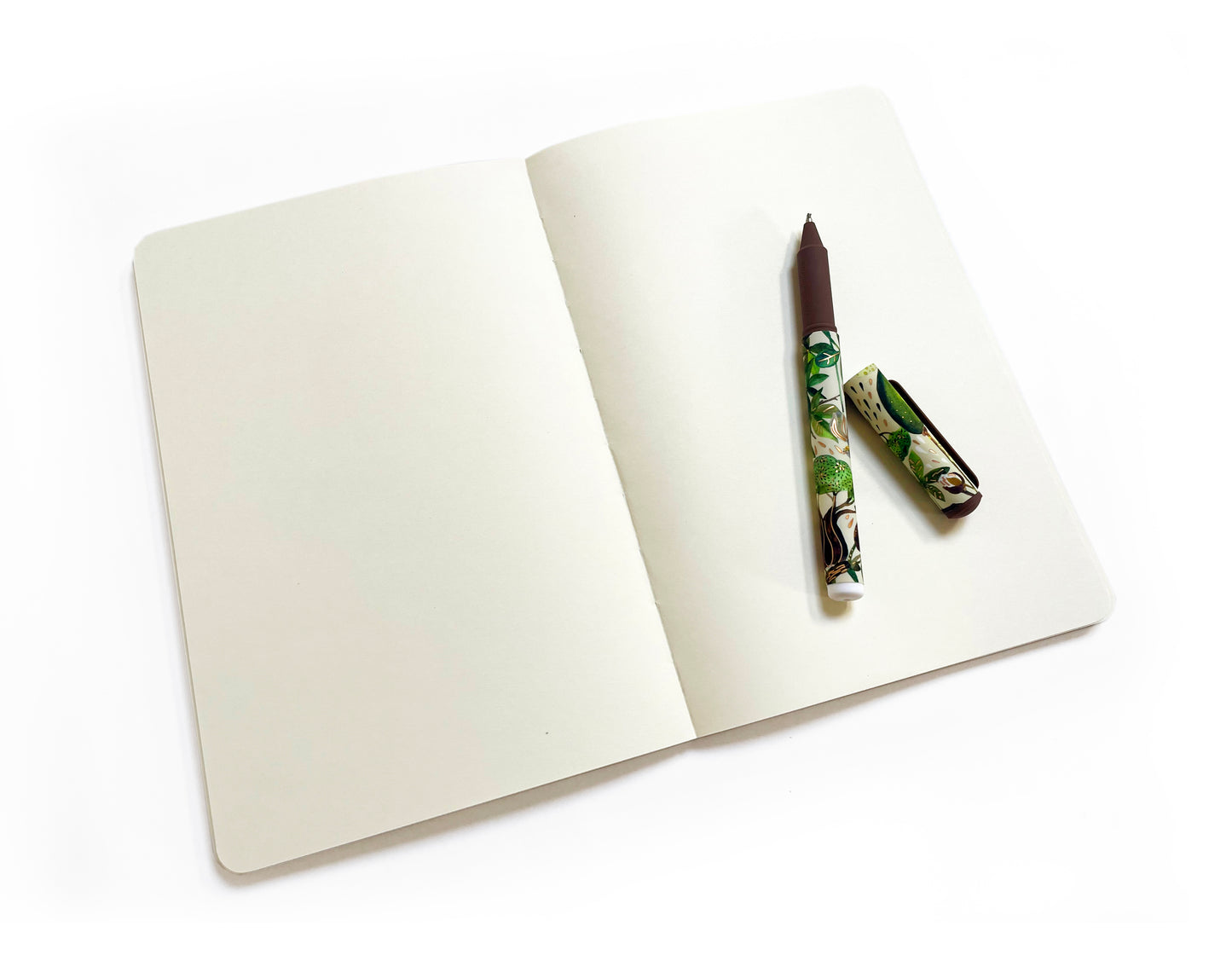 Custom Text Foil Embossed Coptic Binding Notebook
