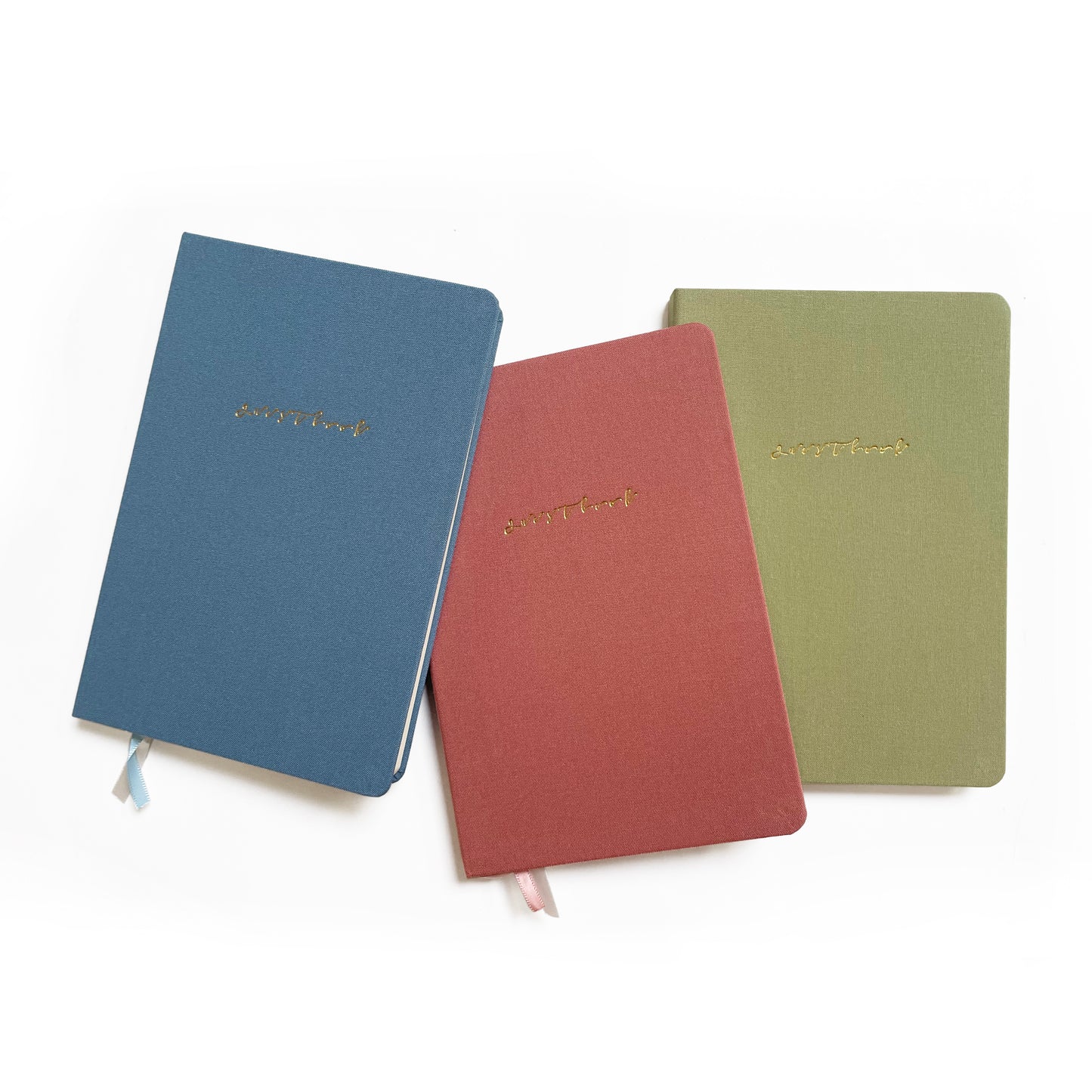 Foil Embossed Linen Guestbook | Fabric Welcome Book