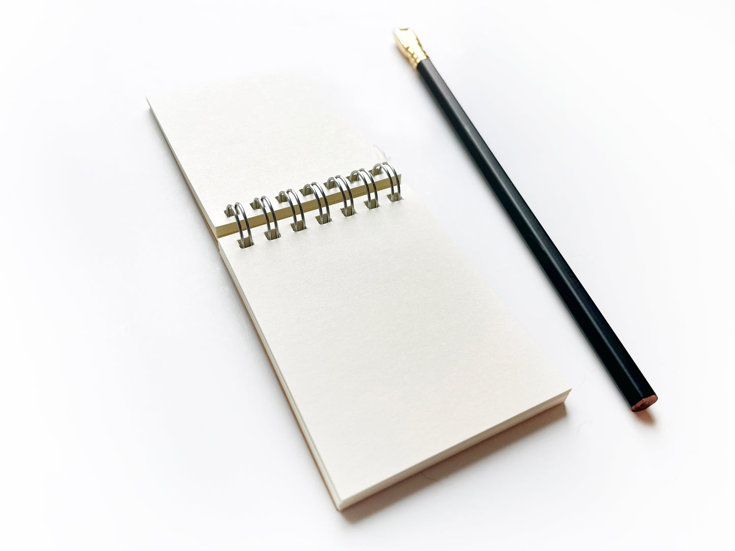 Custom Text Foil Embossed Tiny Spiral Notebook - Studio Portmanteau