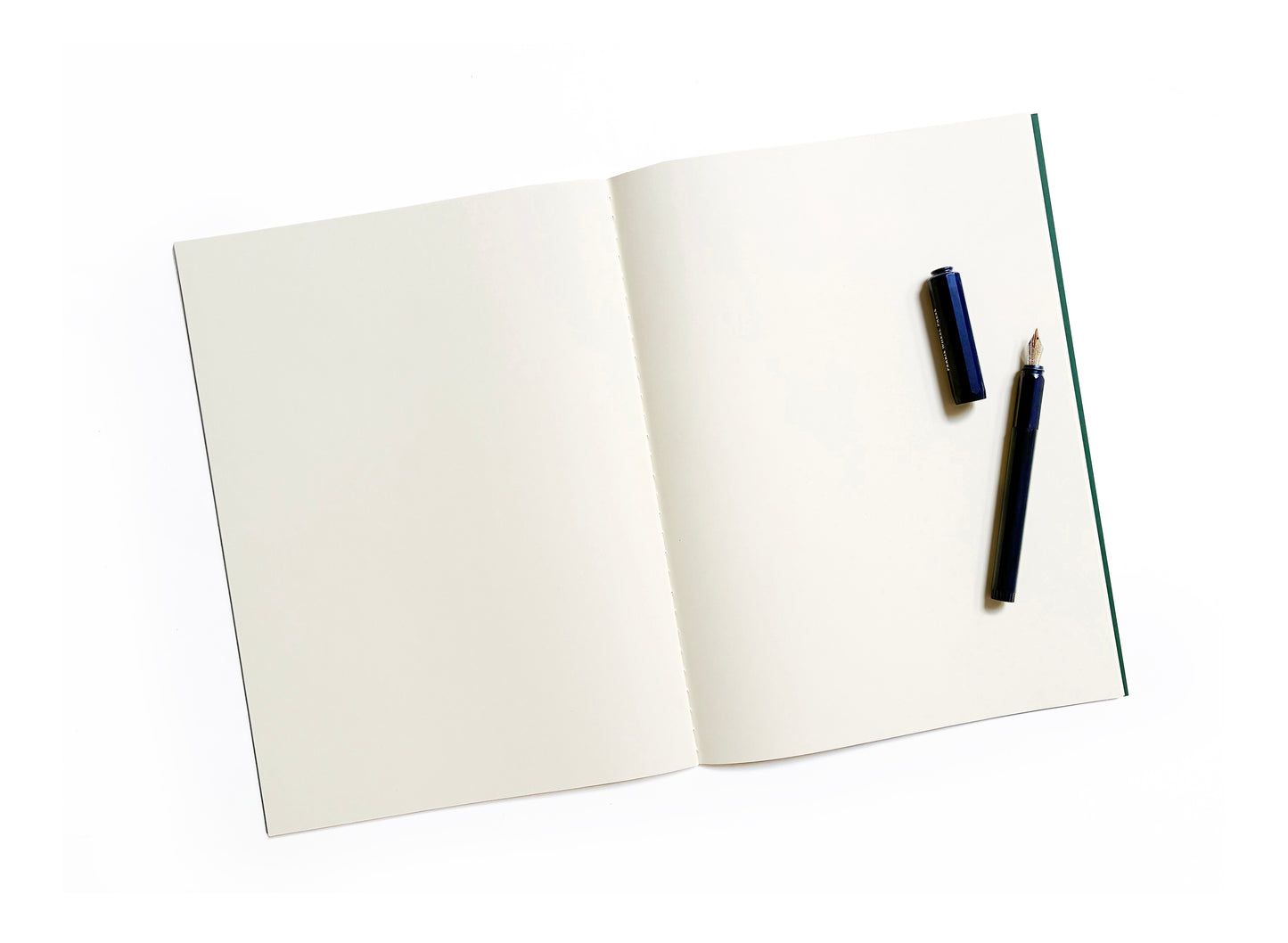 Custom Text Foil Embossed Large Saddle Stitch Notebook