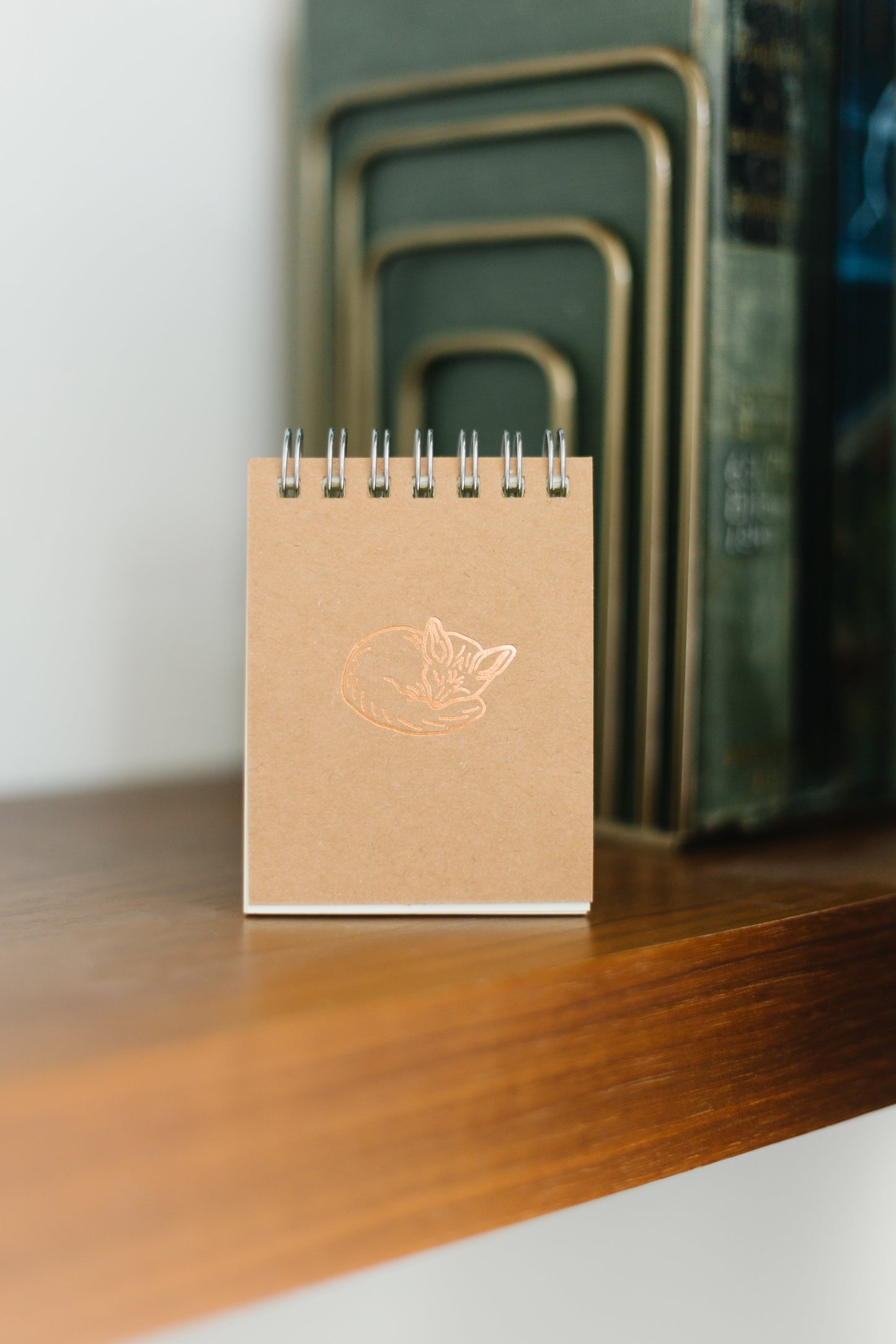 Foil Embossed Tiny Treasures Pocket-Size Top Spiral Notebook