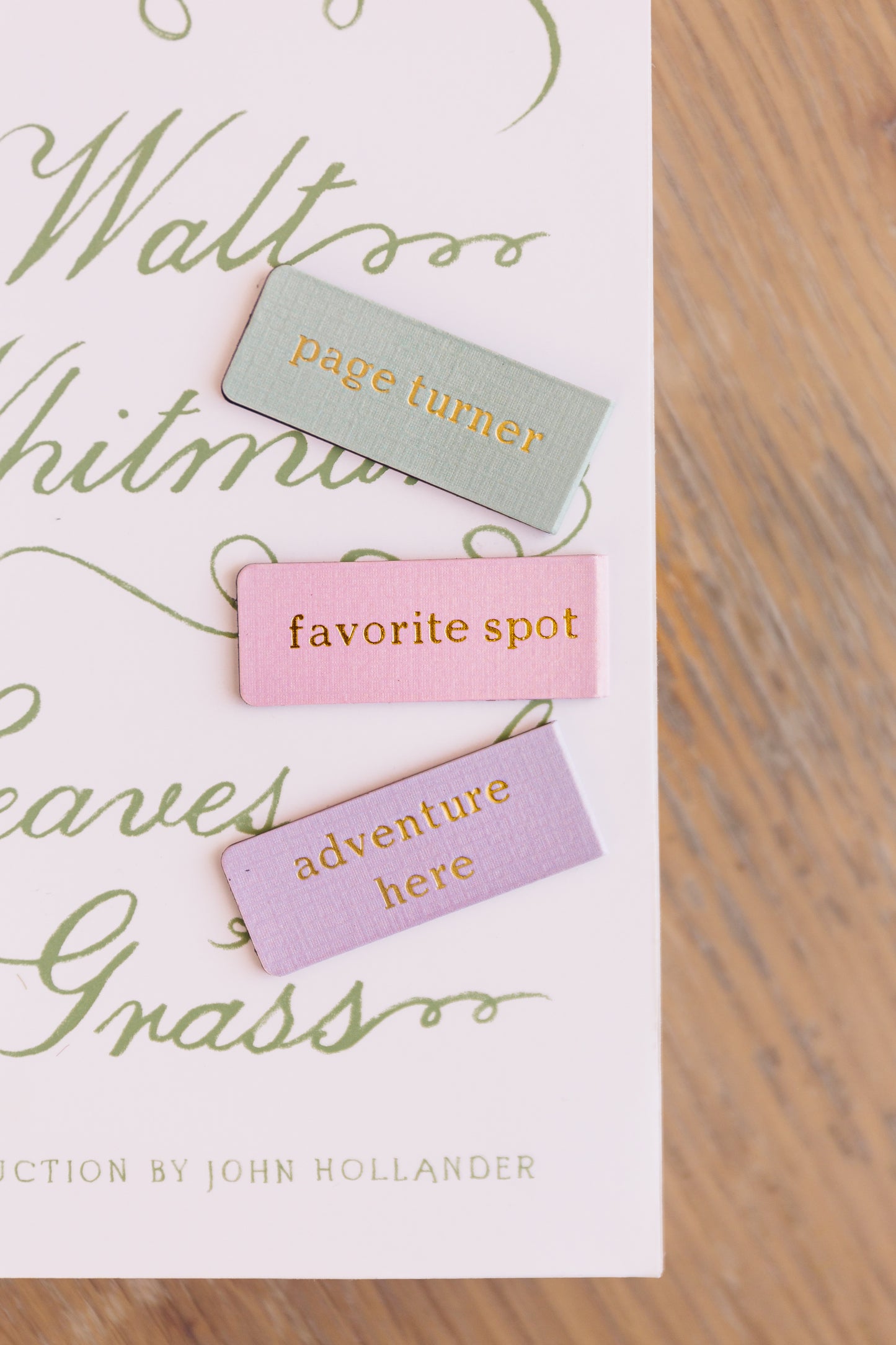 Adventure Here Foil Embossed Magnetic Bookmark