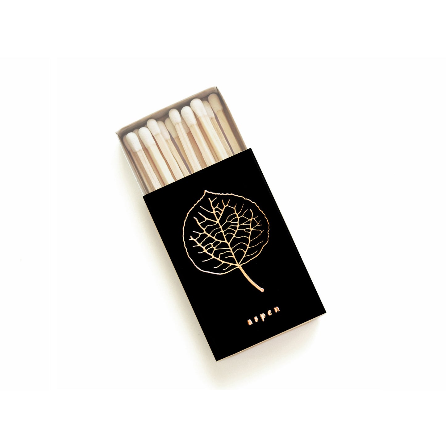 Aspen Leaf Matchbox