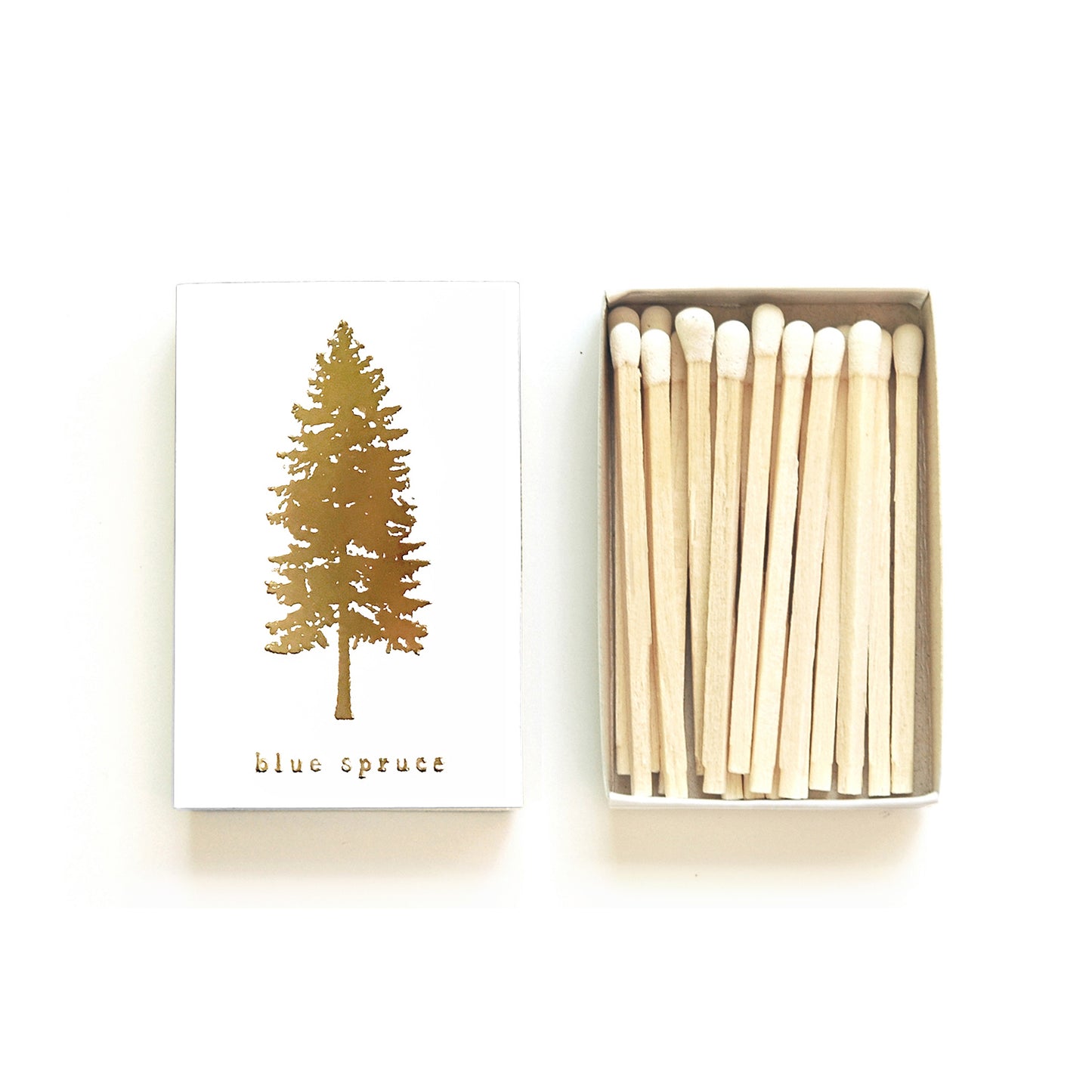 Blue Spruce Tree Matchbox
