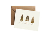Golden Pines Greeting Card - Studio Portmanteau