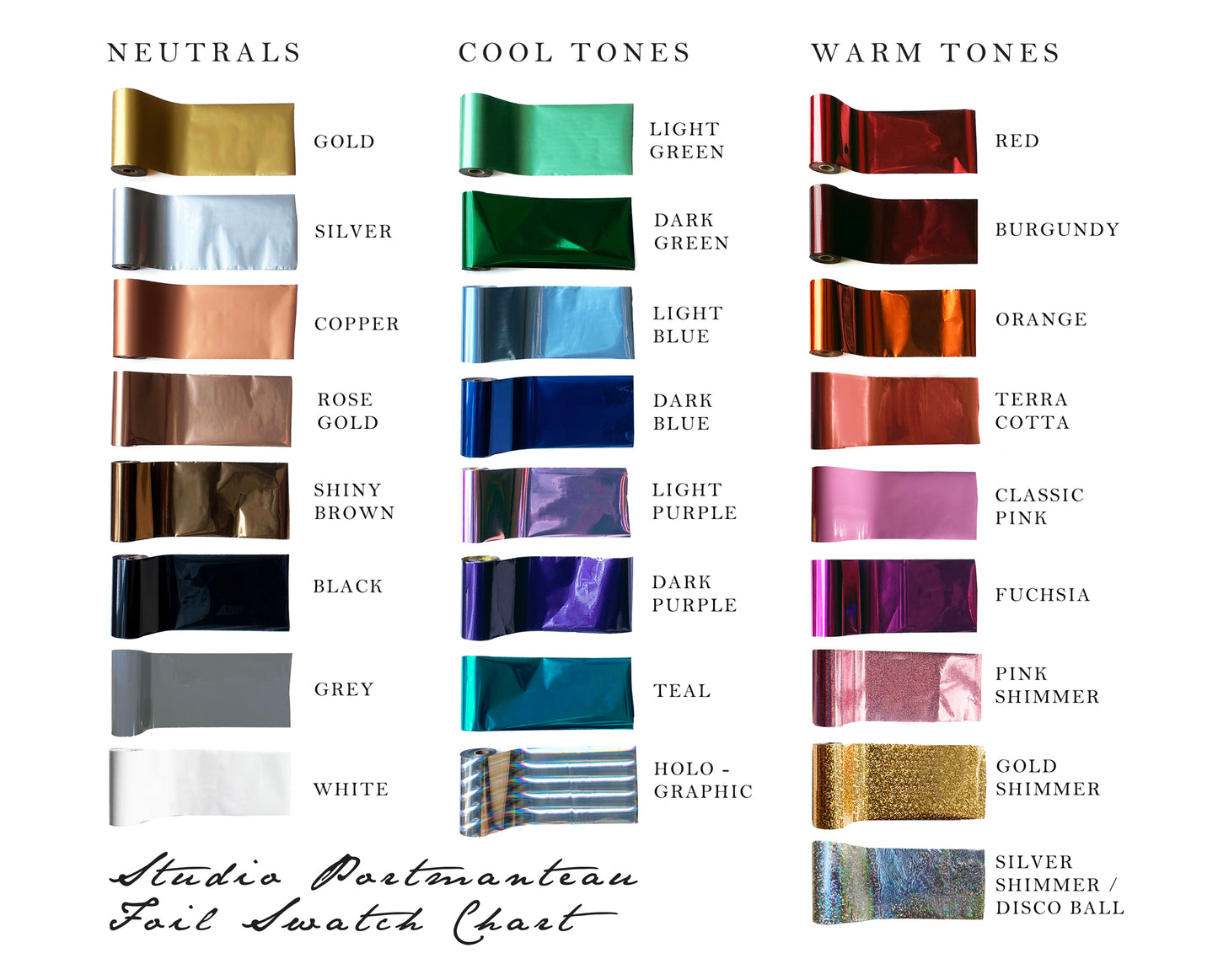 Custom Text Foil Embossed Matchboxes - Studio Portmanteau
