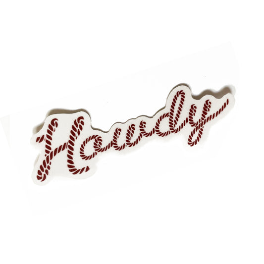 Howdy Vinyl Sticker