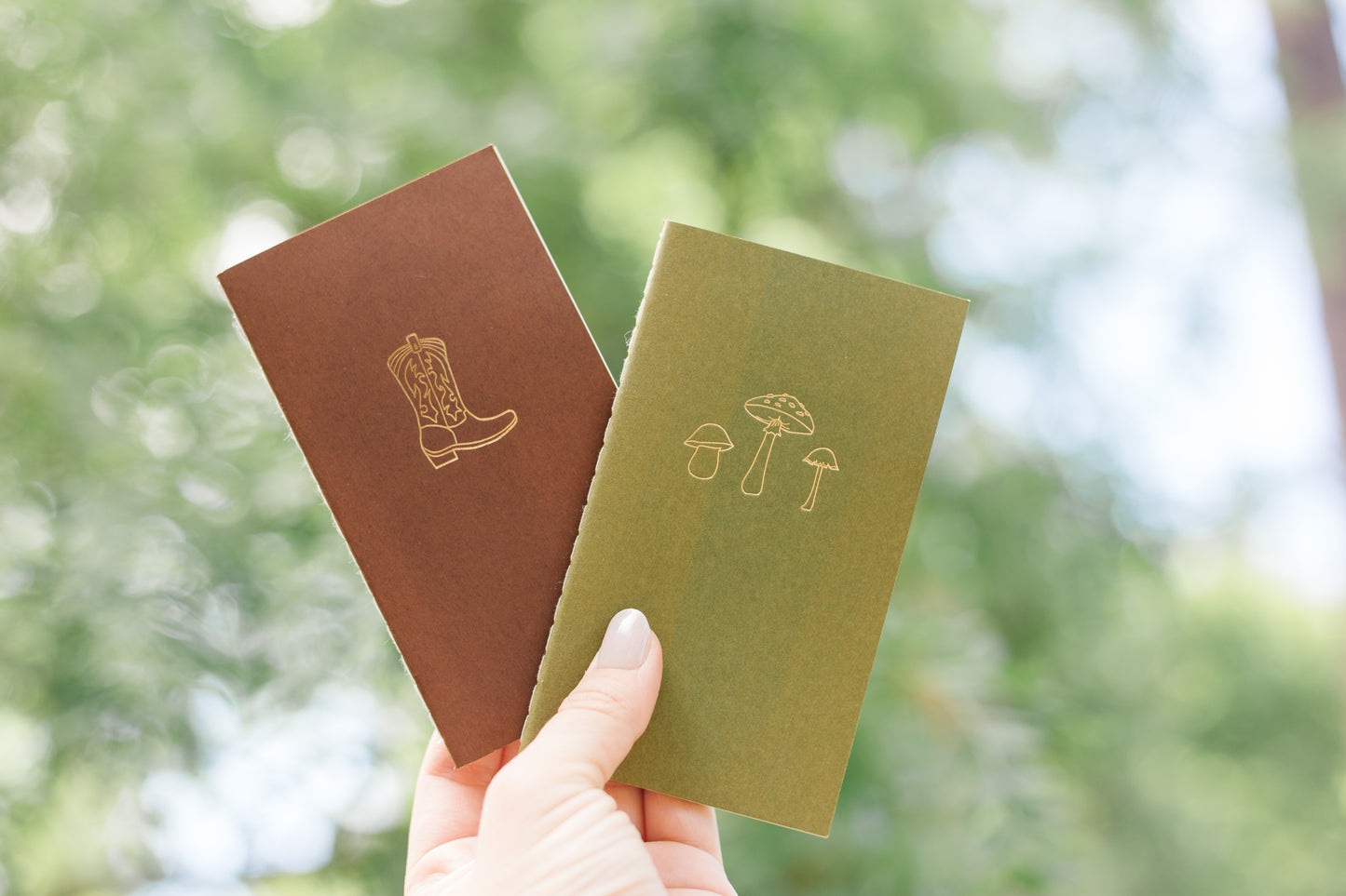 Cowboy Boot Mini Saddle Stitch Notebook