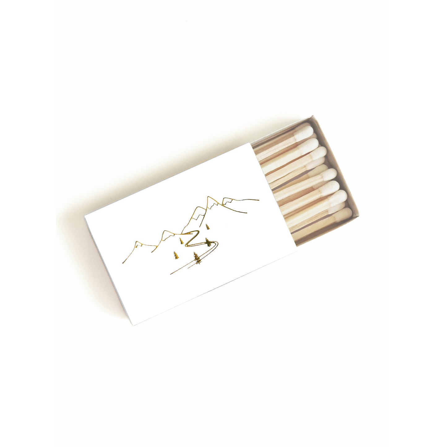 Snow Capped Mountains Matchbox - Studio Portmanteau