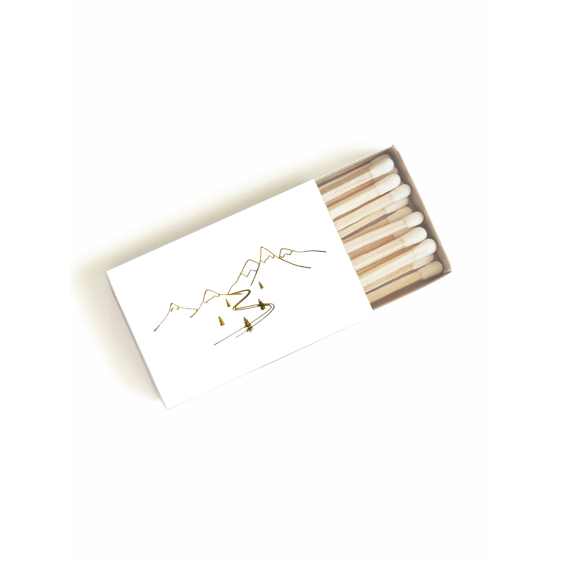 Snow Capped Mountains Matchbox - Studio Portmanteau