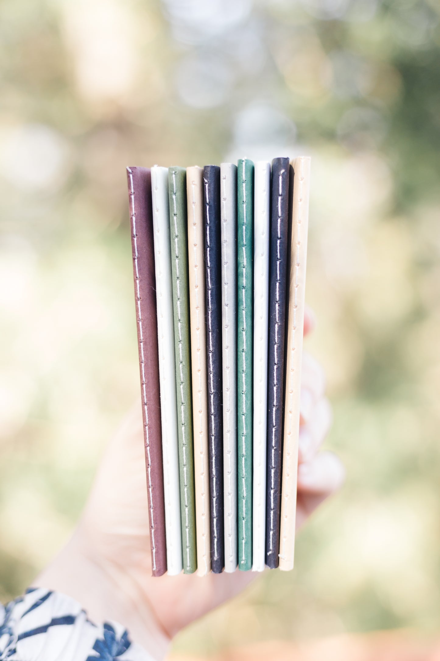 Custom Text Foil Embossed Mini Saddle Stitch Notebook