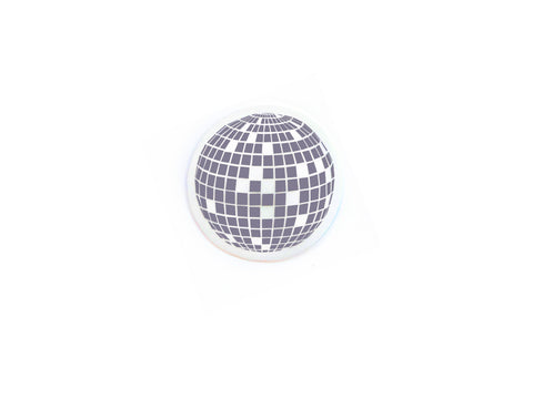 Transparent Lavender Disco Ball Vinyl Sticker - Studio Portmanteau