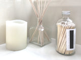 White 4" Candle Match Jar - Studio Portmanteau