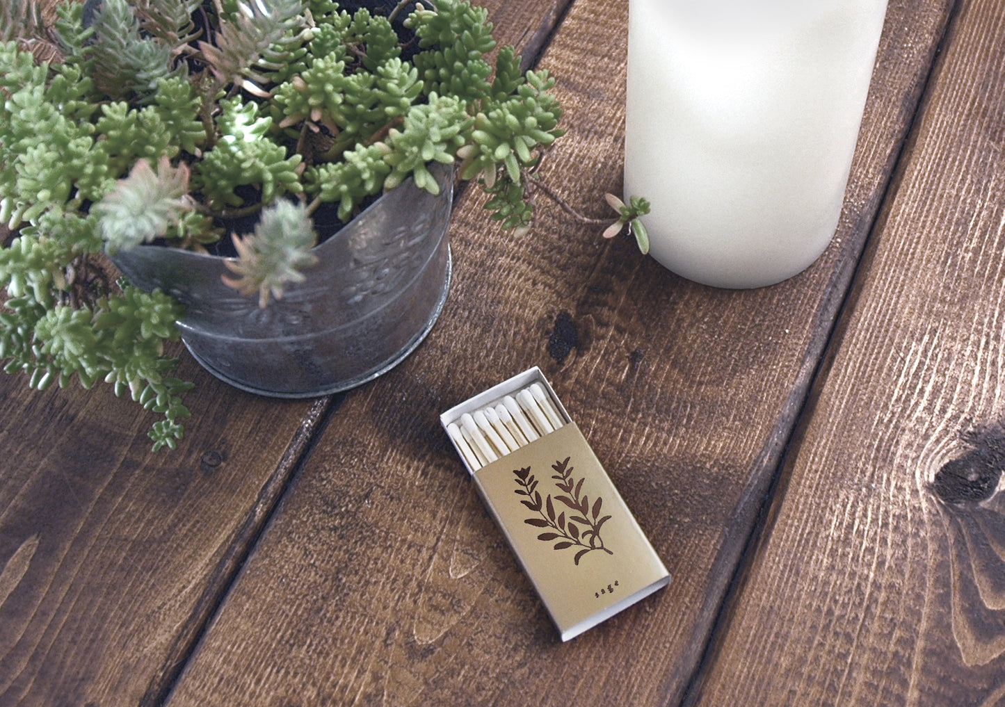 Sage Matchbox - Studio Portmanteau