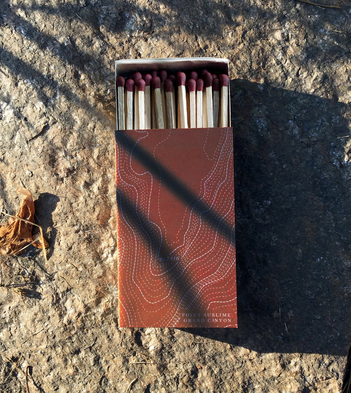 Topography Map Large Matchbox - Studio Portmanteau