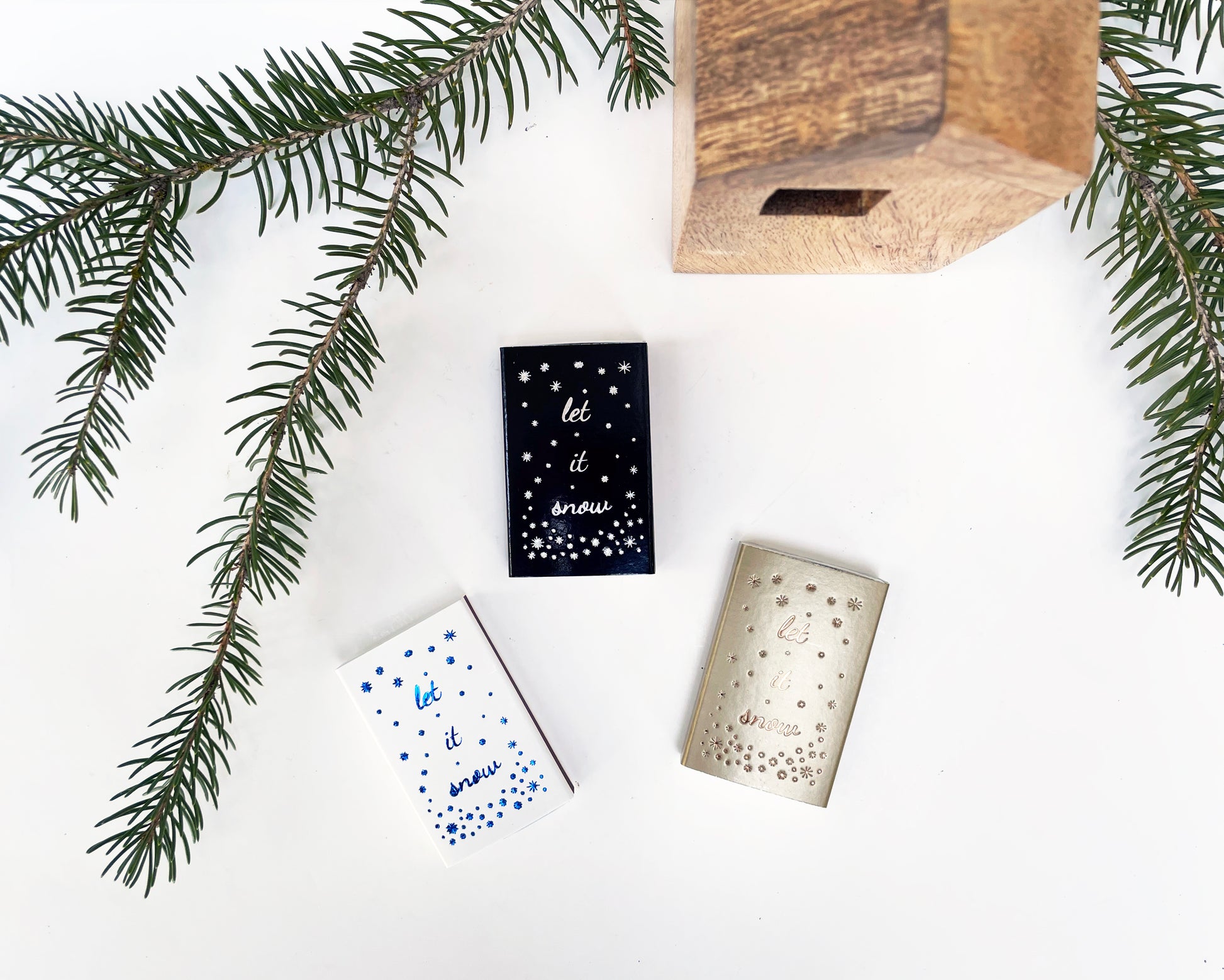 Let it Snow Matchbox - Studio Portmanteau