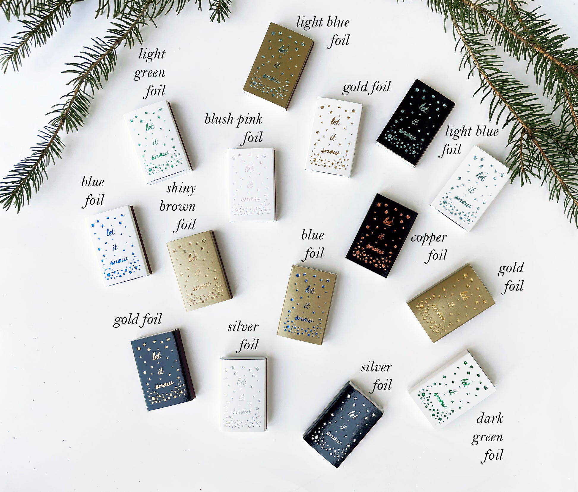 Let it Snow Matchbox - Studio Portmanteau
