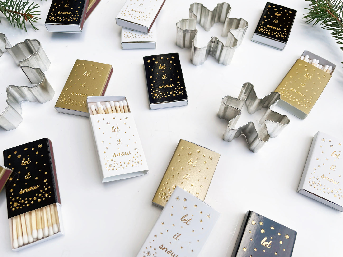 Let it Snow Matchbox - Studio Portmanteau