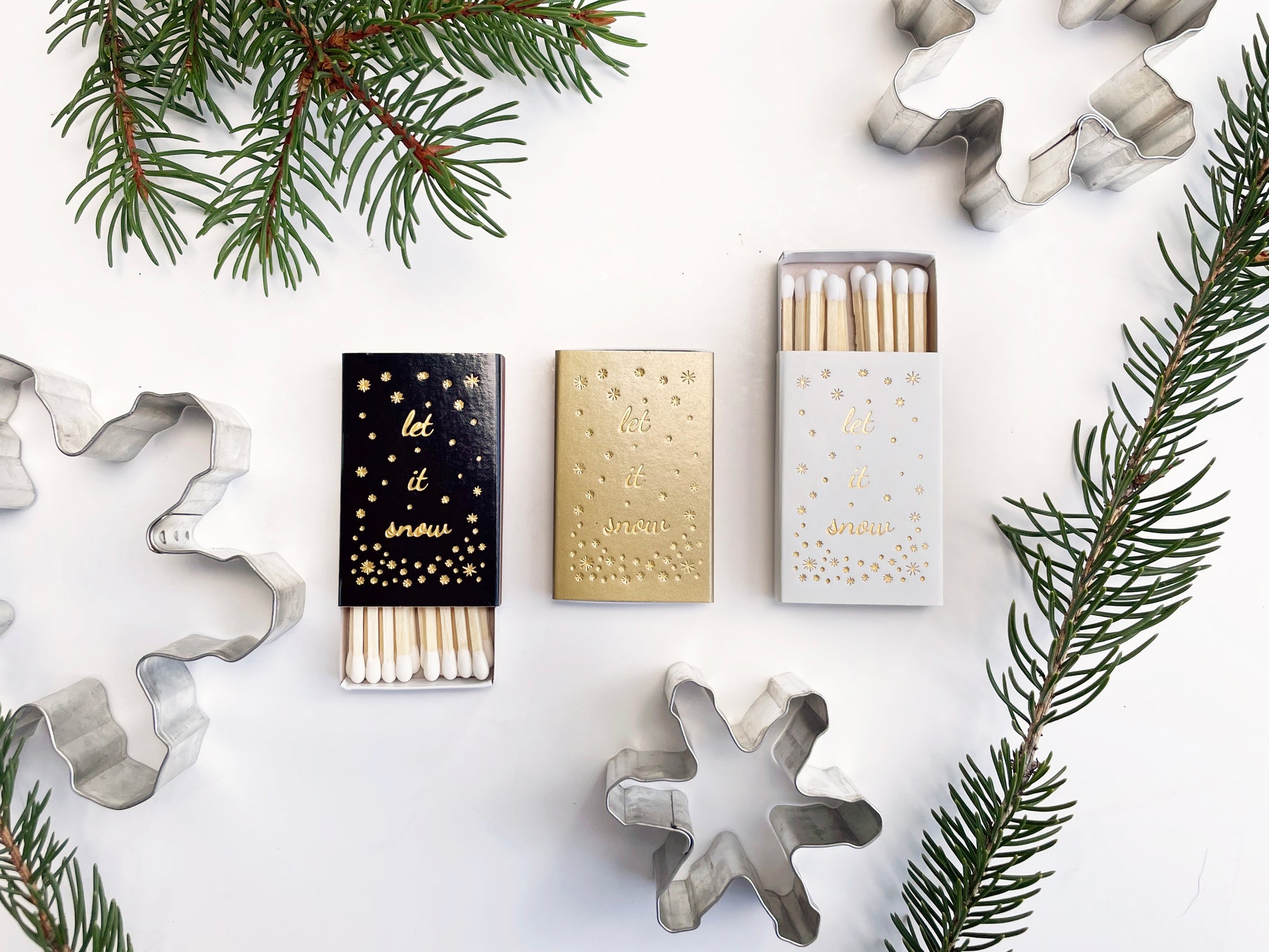 Let it Snow Matchbox - Studio Portmanteau