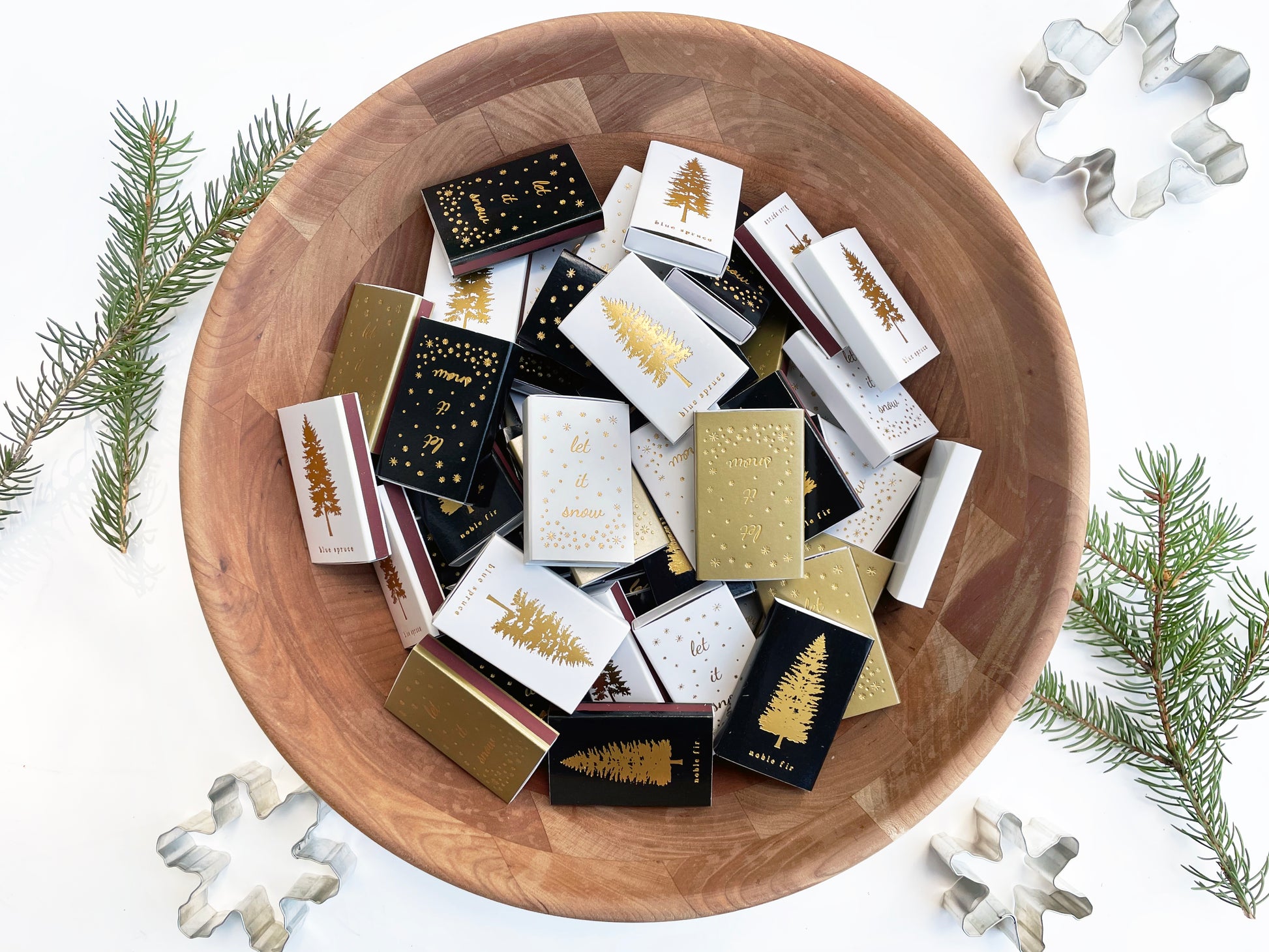 Let it Snow Matchbox - Studio Portmanteau