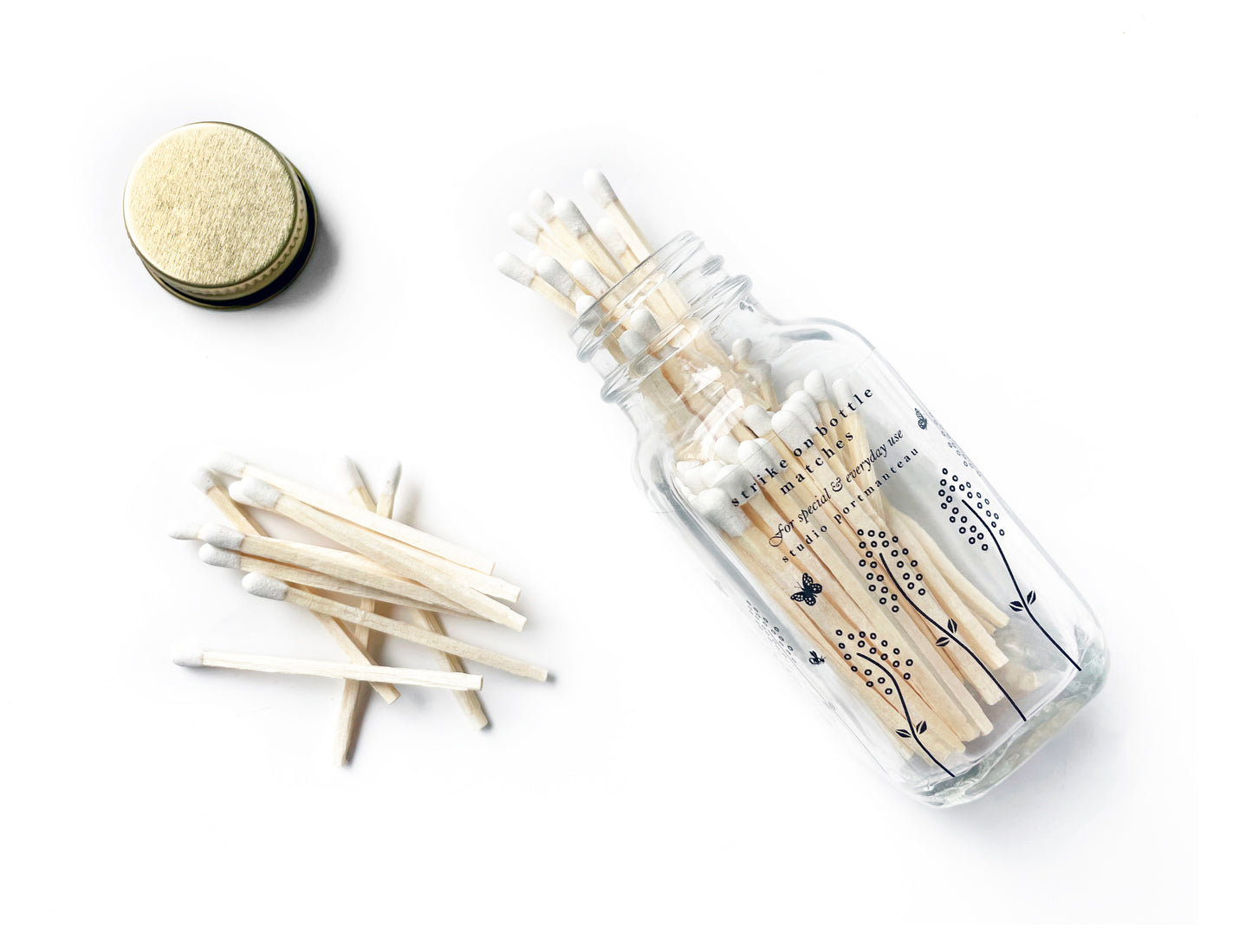 Wildflower Jar Matches - Studio Portmanteau