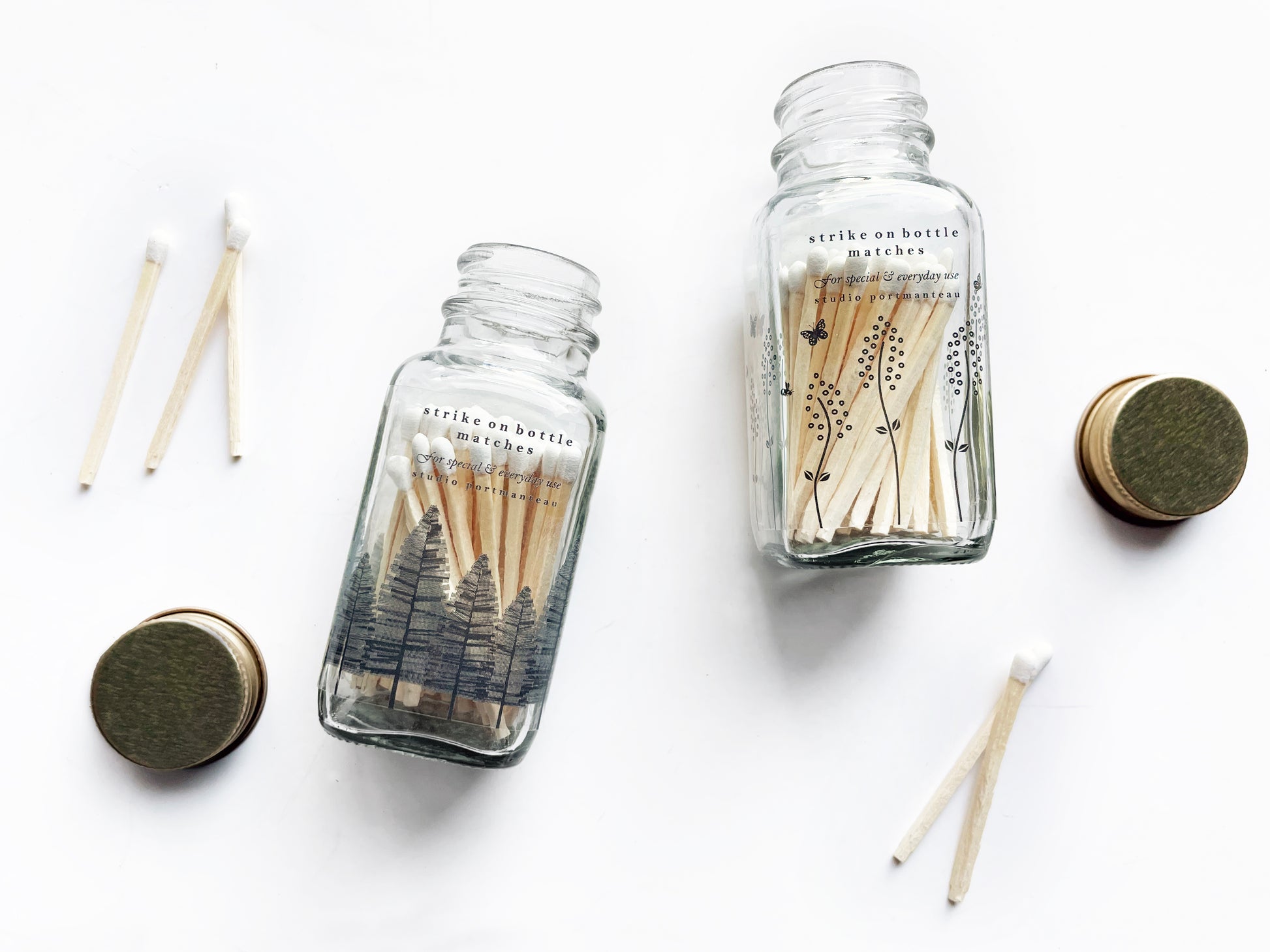 Wildflower Jar Matches - Studio Portmanteau