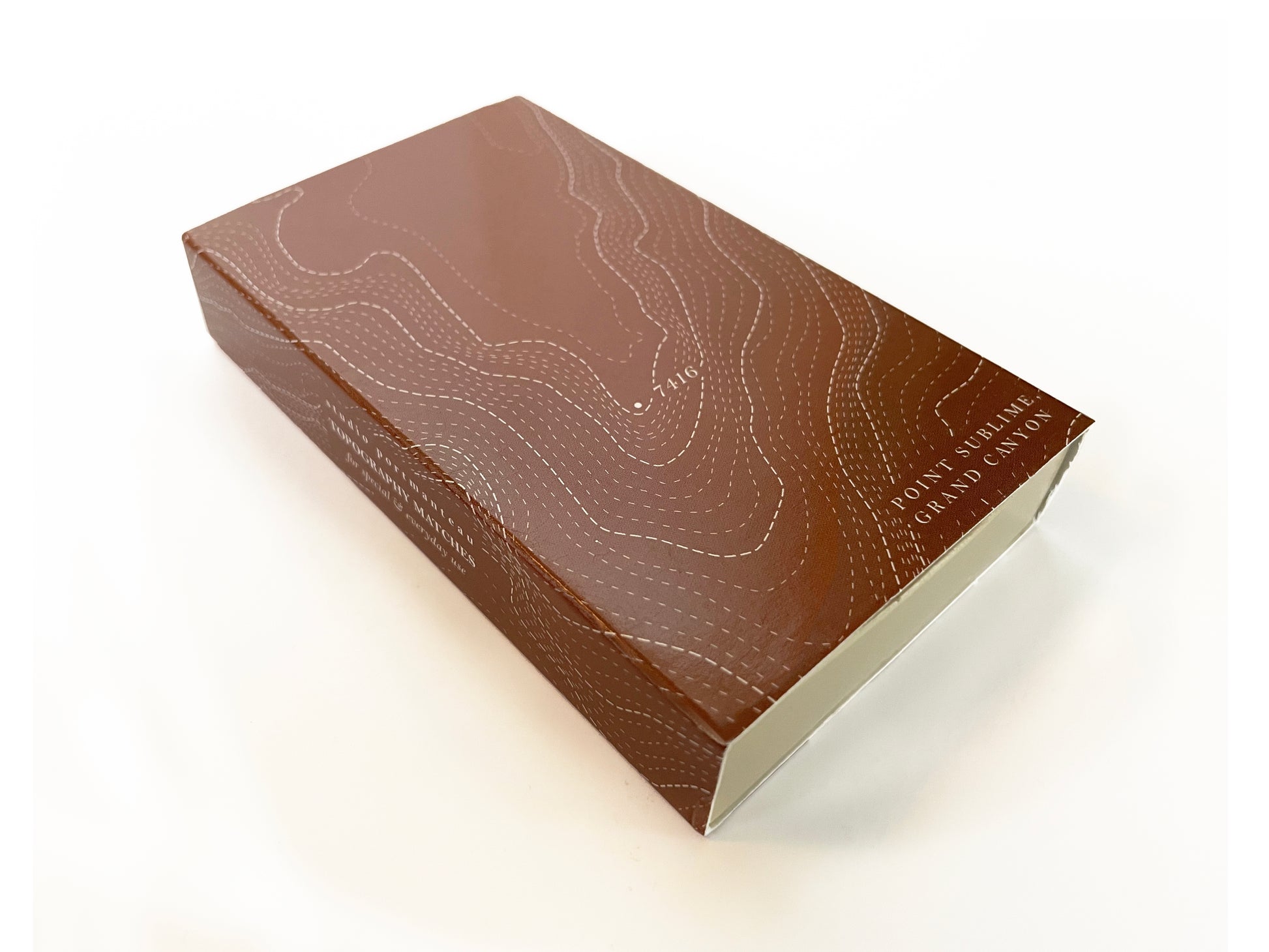 Topography Map Large Matchbox - Studio Portmanteau