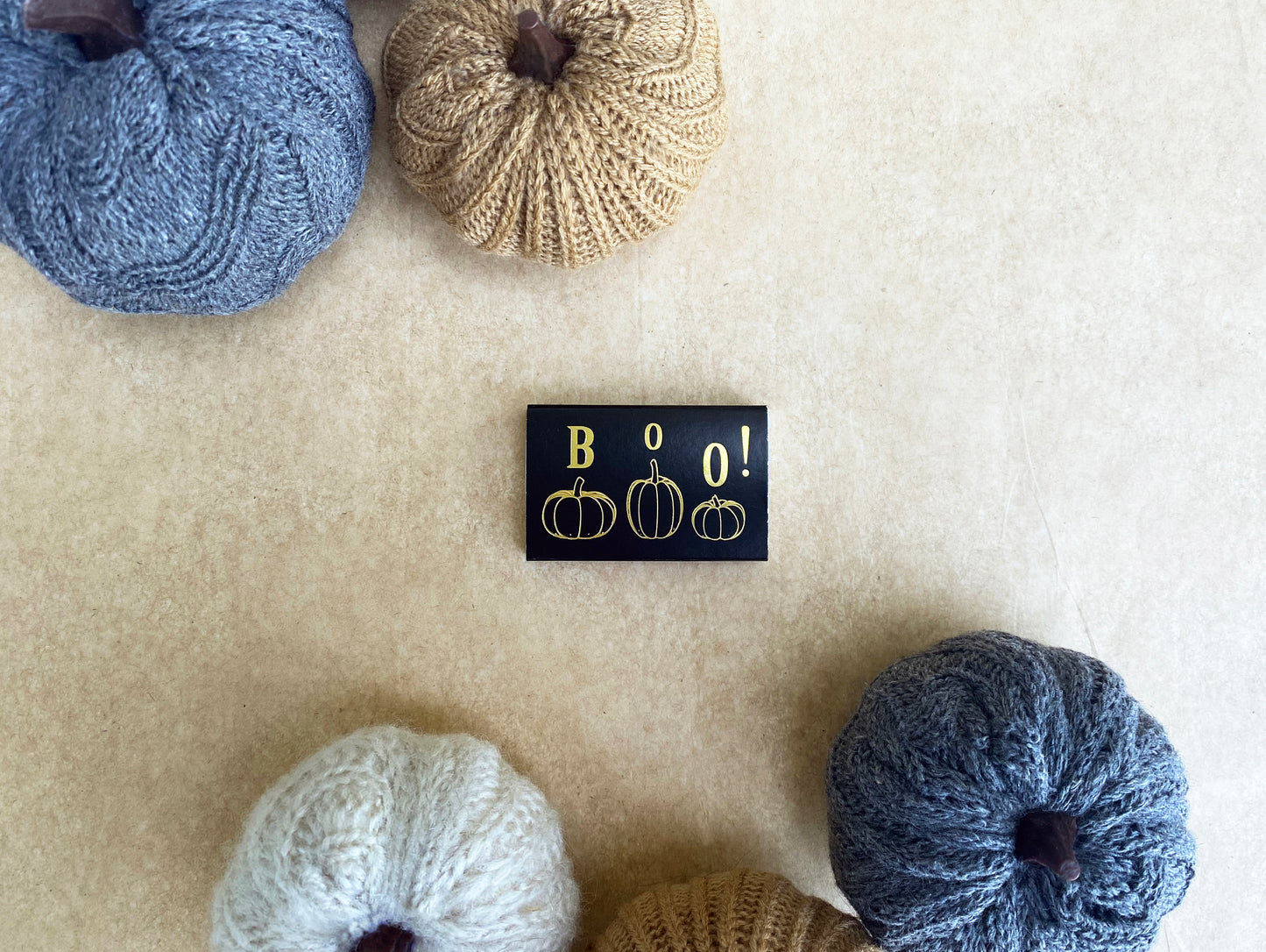 Boo! Pumpkin Matchbox - Studio Portmanteau