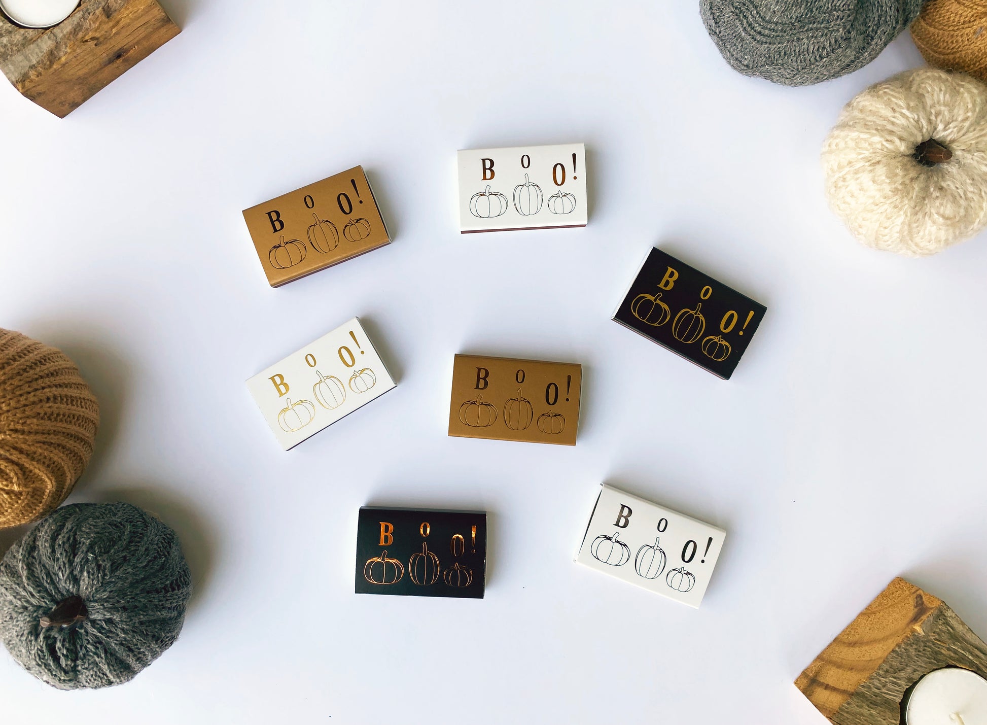 Boo! Pumpkin Matchbox - Studio Portmanteau